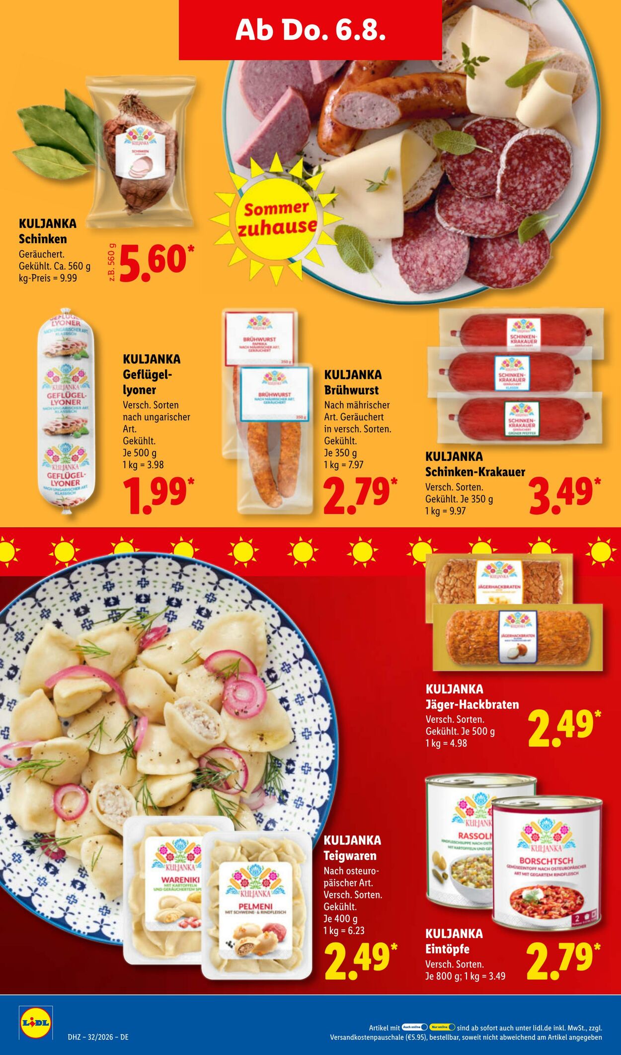 Prospekt Lidl 03.08.2026 - 08.08.2026