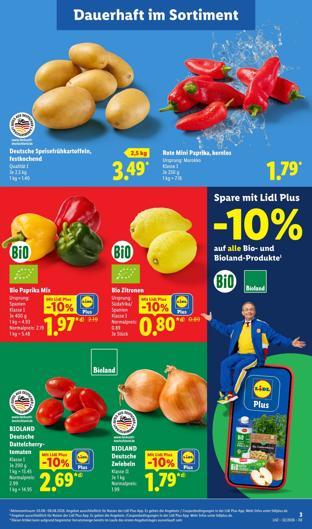 Prospekt Lidl 03.08.2026 - 08.08.2026