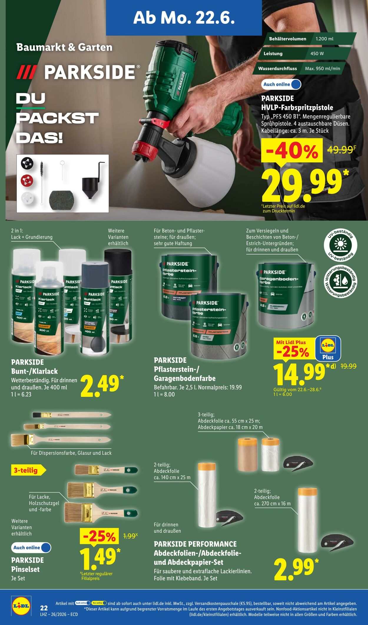 Prospekt Lidl 22.06.2026 - 27.06.2026
