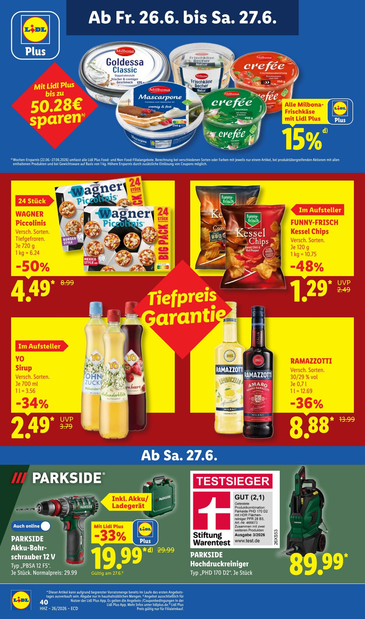 Prospekt Lidl 22.06.2026 - 27.06.2026