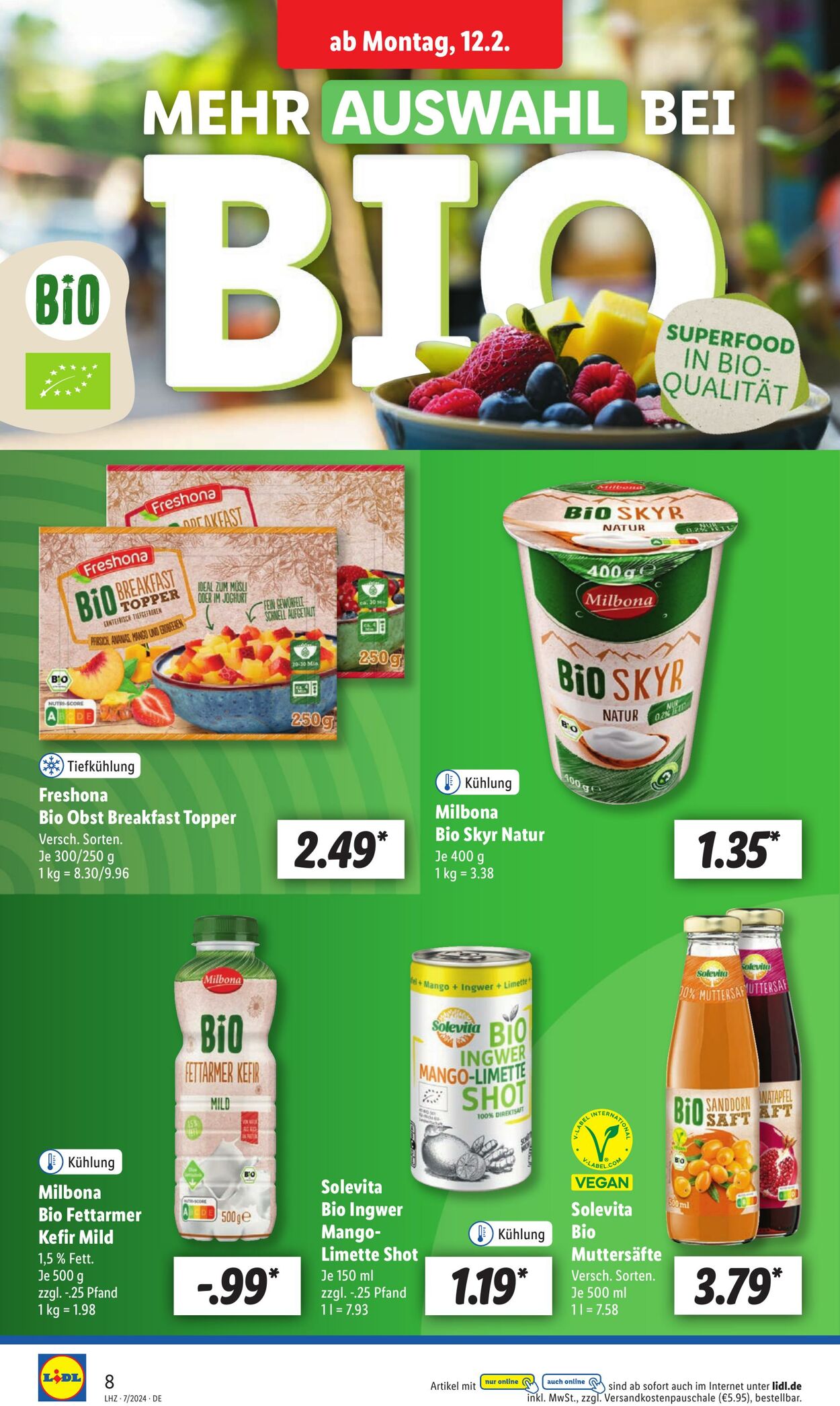 Prospekt Lidl 12.02.2024 - 17.02.2024