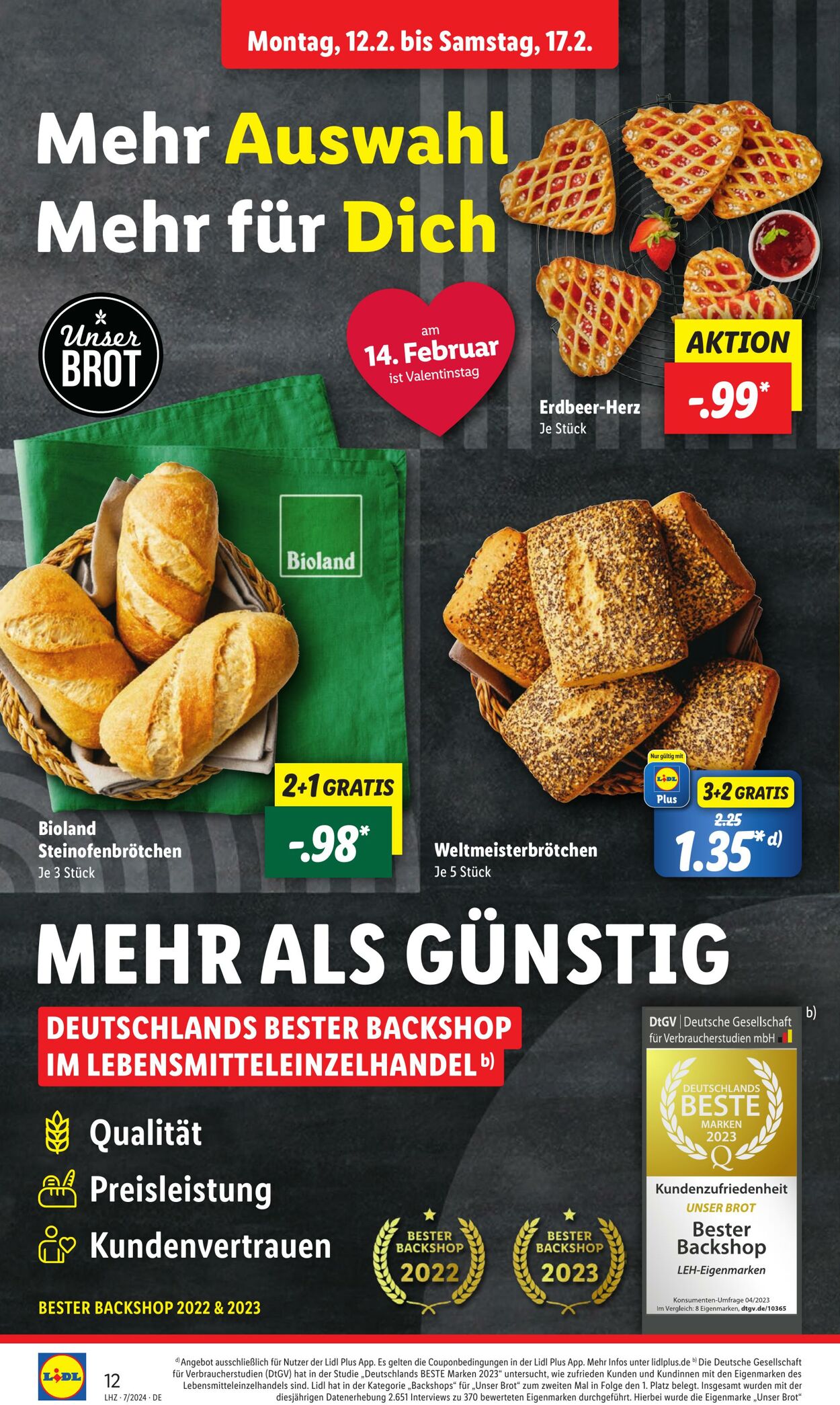 Prospekt Lidl 12.02.2024 - 17.02.2024