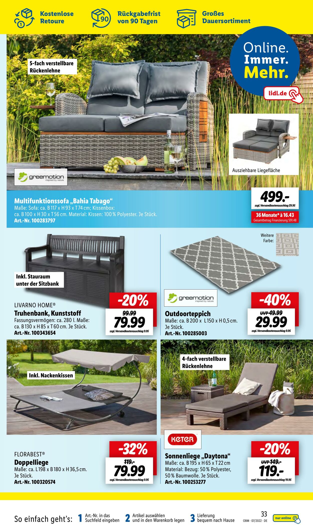 Prospekt Lidl 01.07.2022 - 31.07.2022