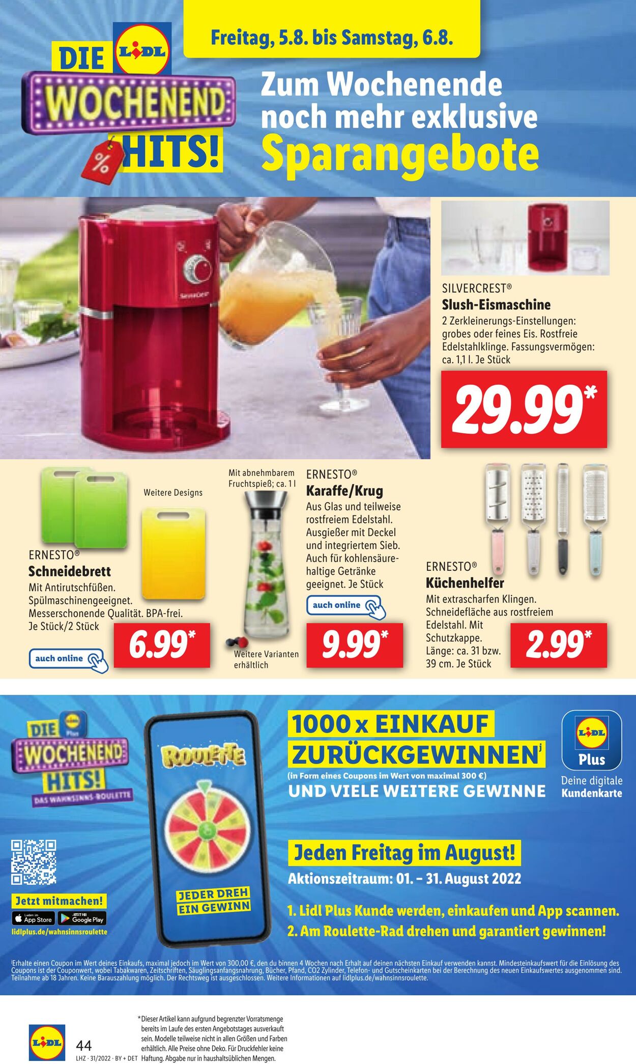 Prospekt Lidl 01.08.2022 - 06.08.2022