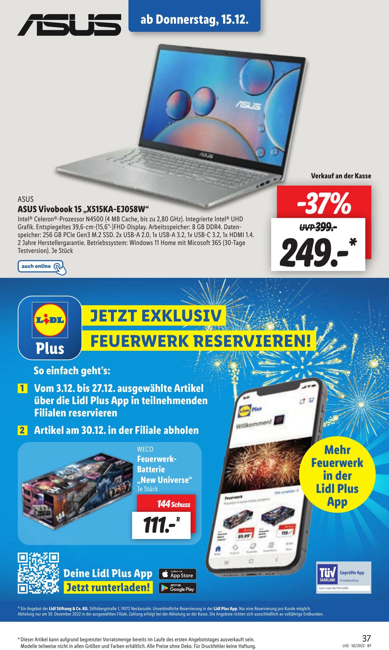 Prospekt Lidl 12.12.2022 - 17.12.2022