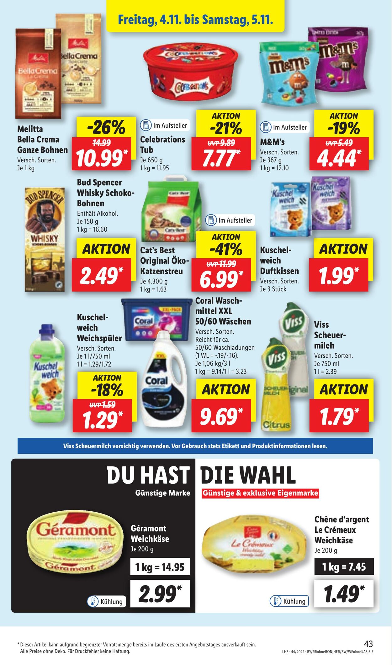 Prospekt Lidl 31.10.2022 - 05.11.2022