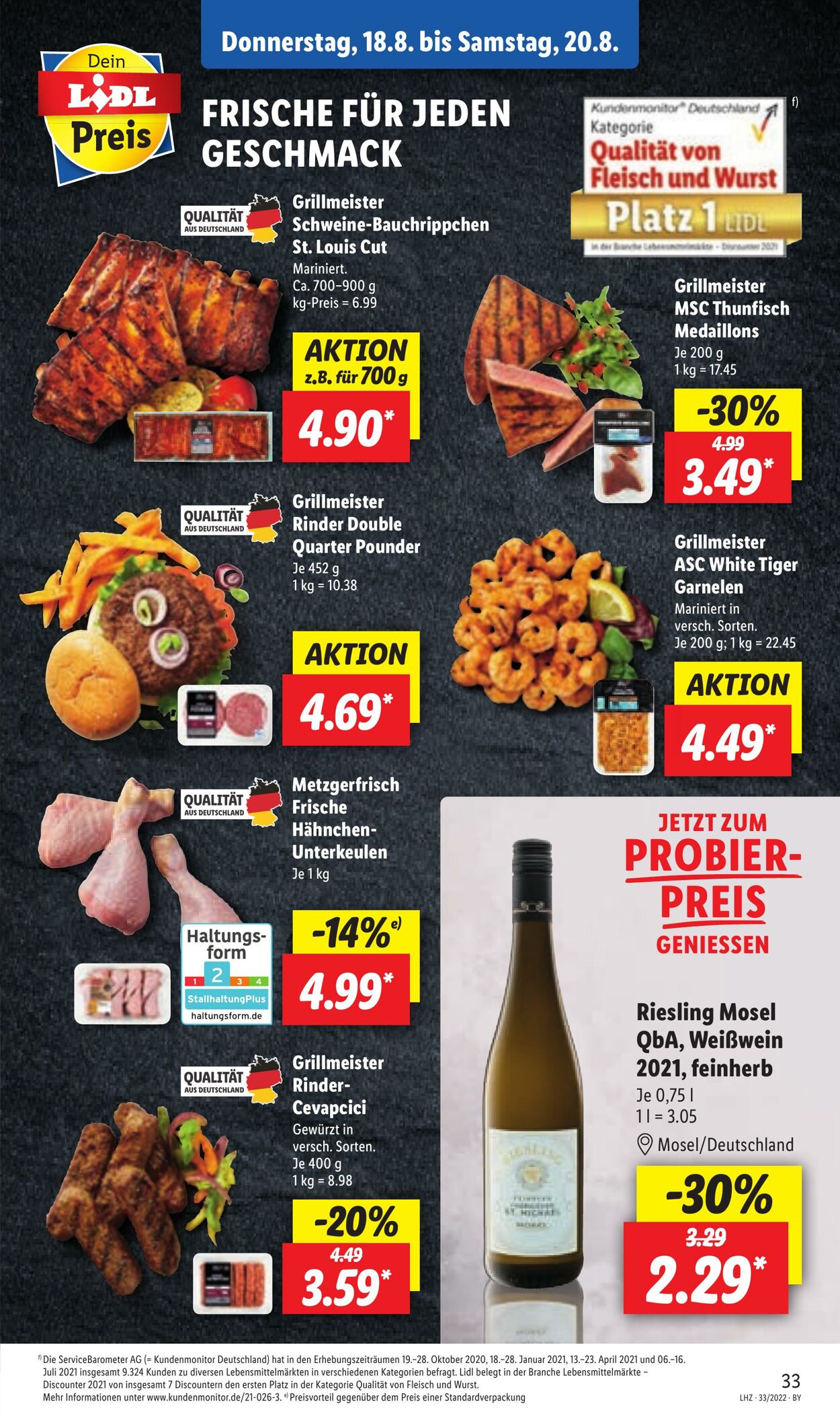 Prospekt Lidl 16.08.2022 - 20.08.2022