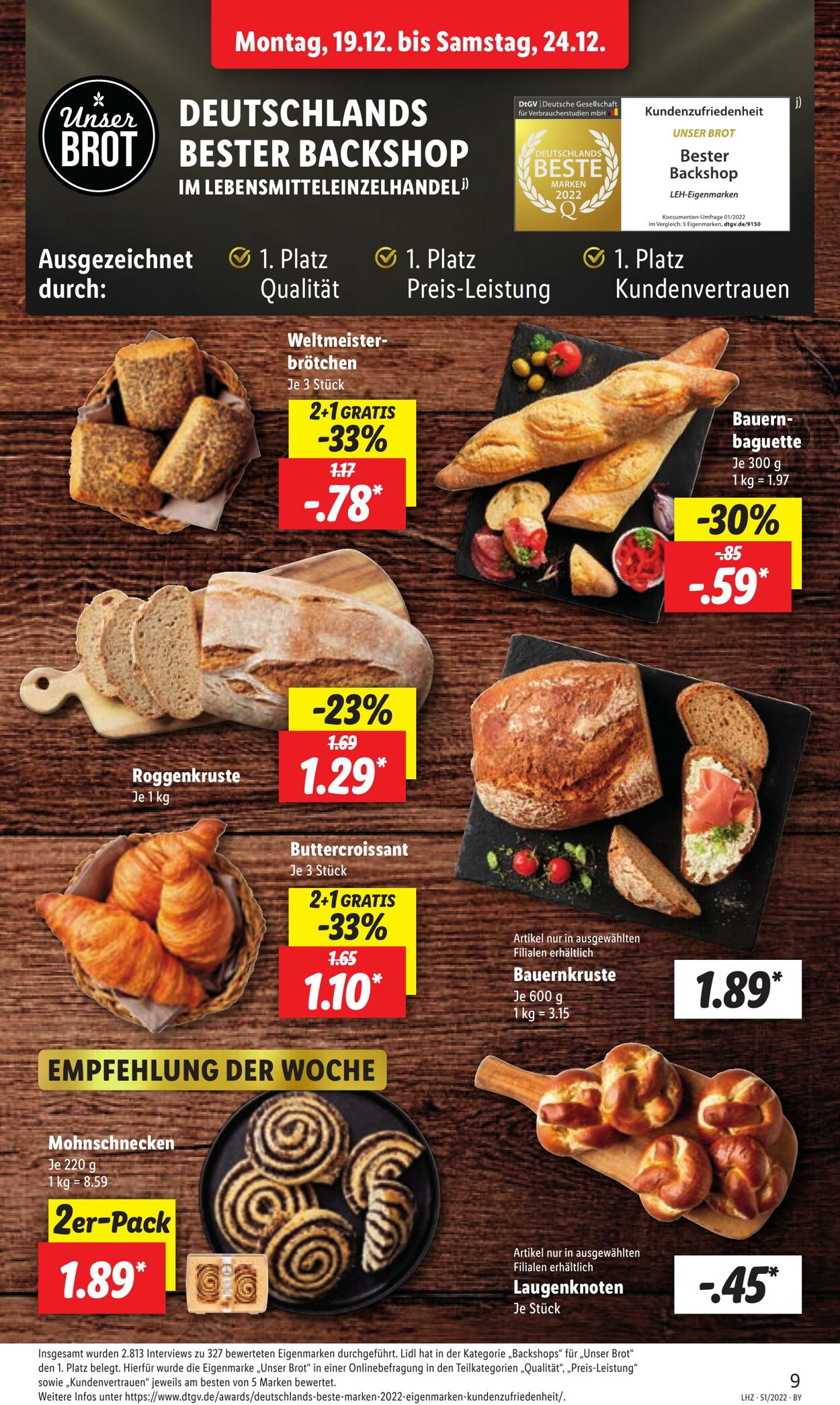 Prospekt Lidl 19.12.2022 - 24.12.2022