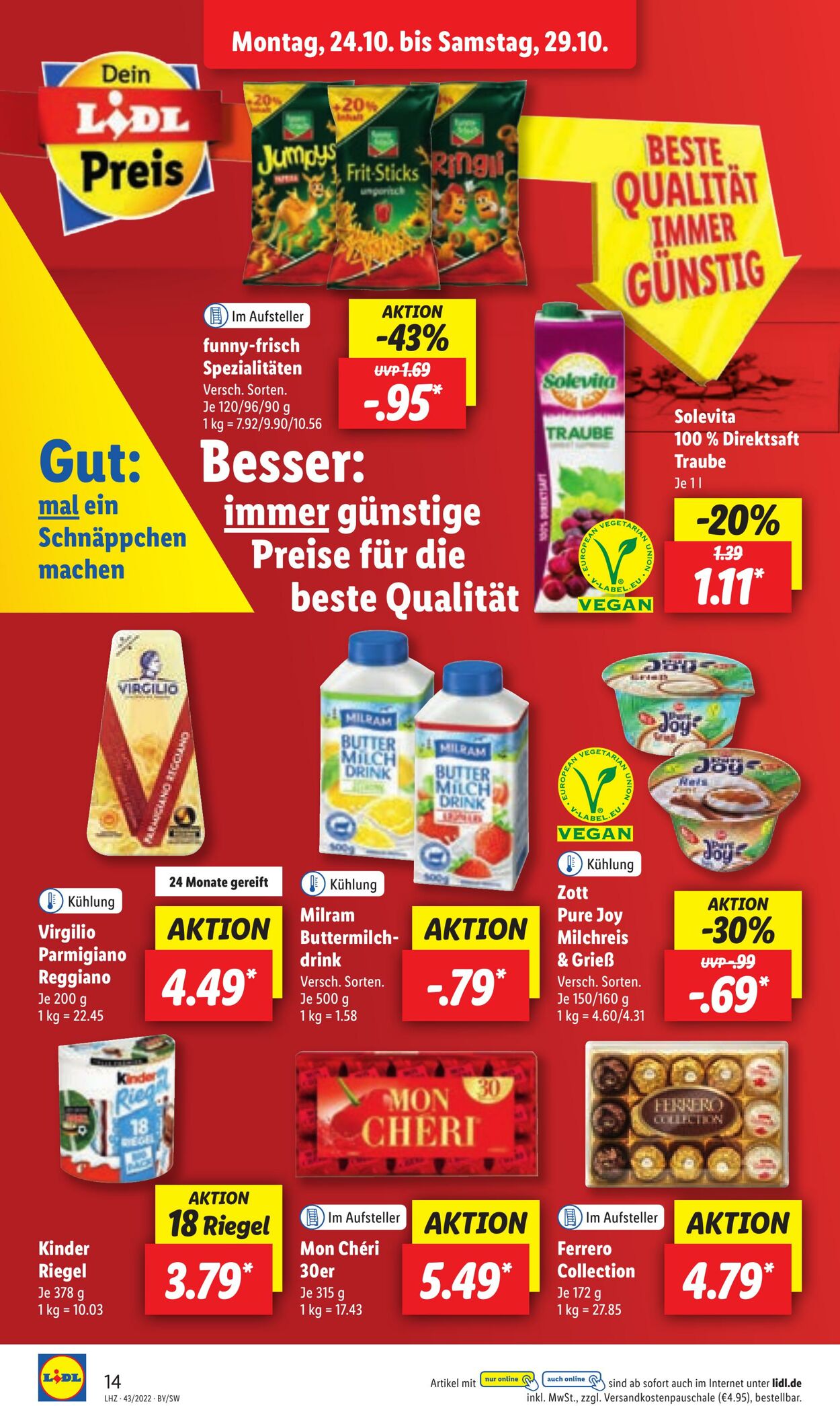 Prospekt Lidl 24.10.2022 - 29.10.2022