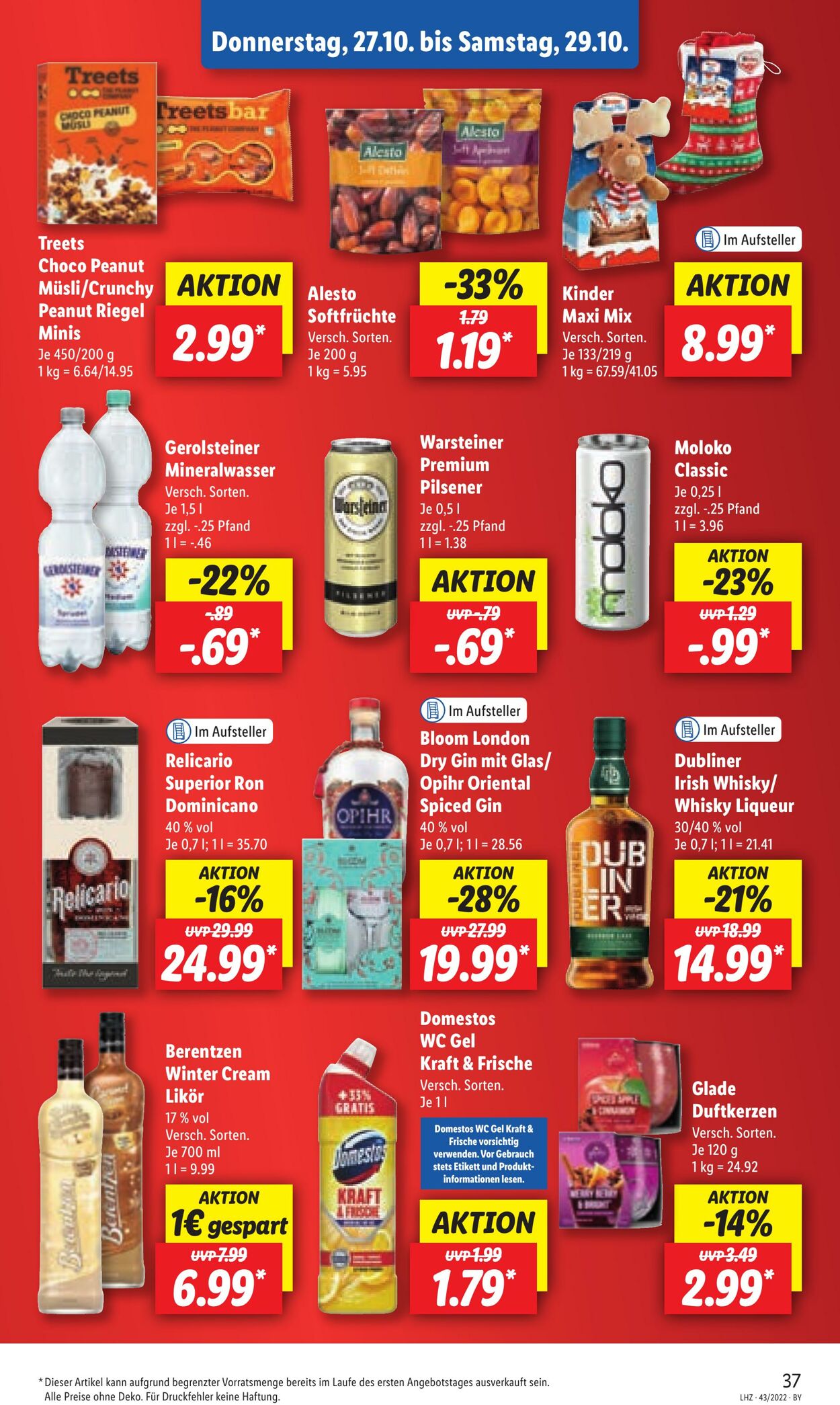 Prospekt Lidl 24.10.2022 - 29.10.2022