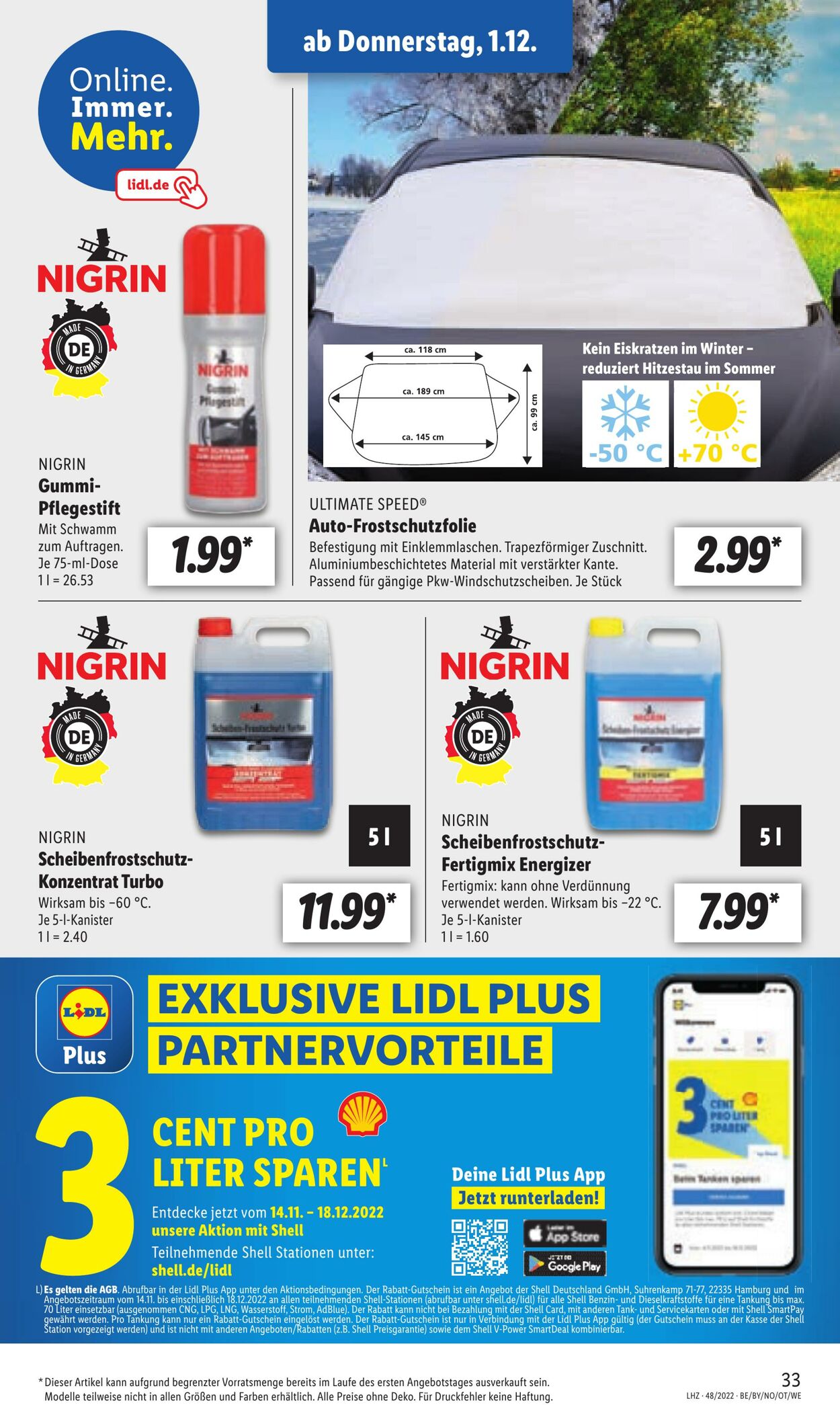 Prospekt Lidl 28.11.2022 - 03.12.2022