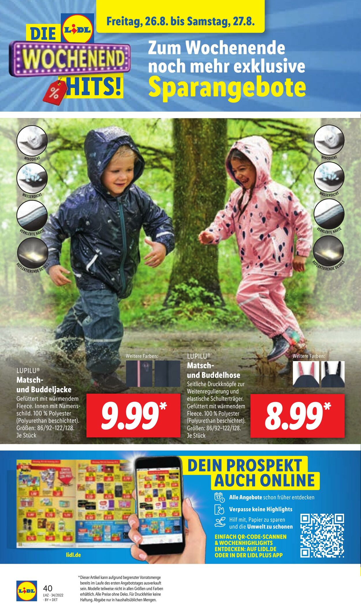 Prospekt Lidl 22.08.2022 - 27.08.2022