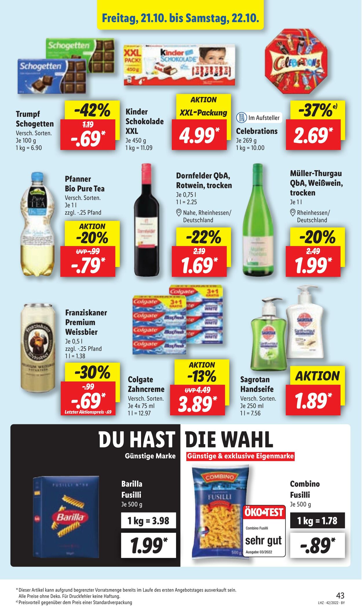 Prospekt Lidl 17.10.2022 - 22.10.2022