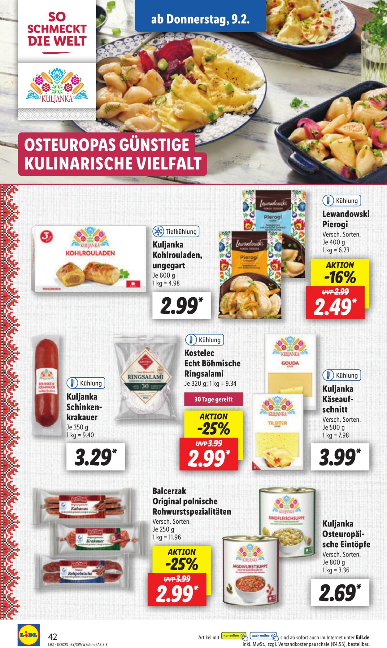 Prospekt Lidl 06.02.2023 - 11.02.2023