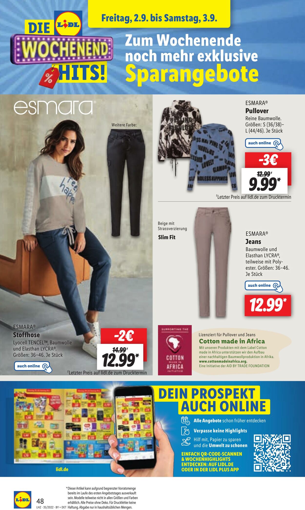 Prospekt Lidl 29.08.2022 - 03.09.2022