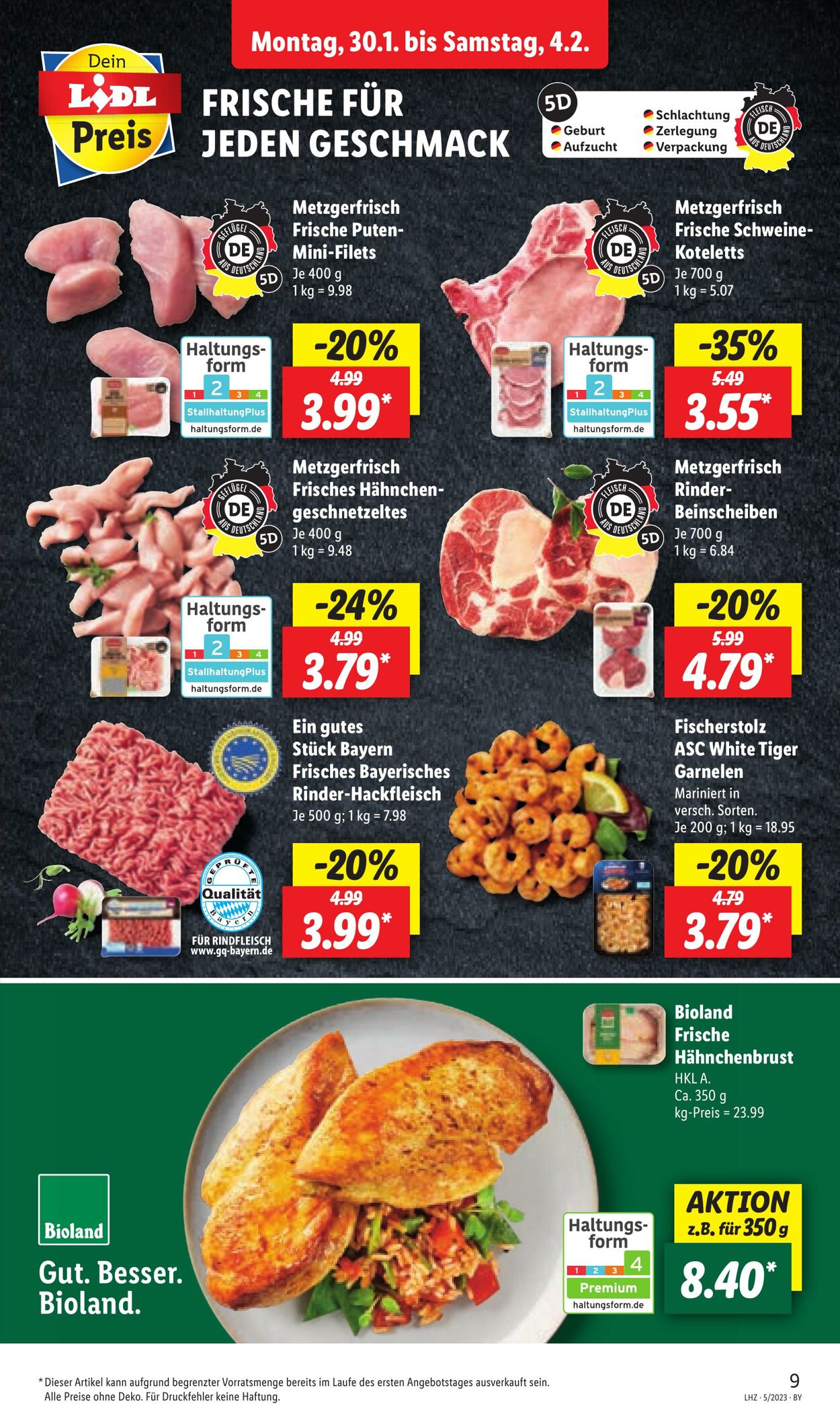 Prospekt Lidl 30.01.2023 - 04.02.2023