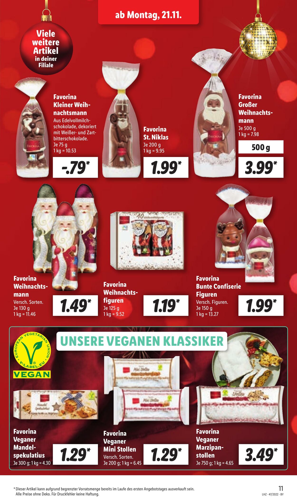 Prospekt Lidl 21.11.2022 - 26.11.2022