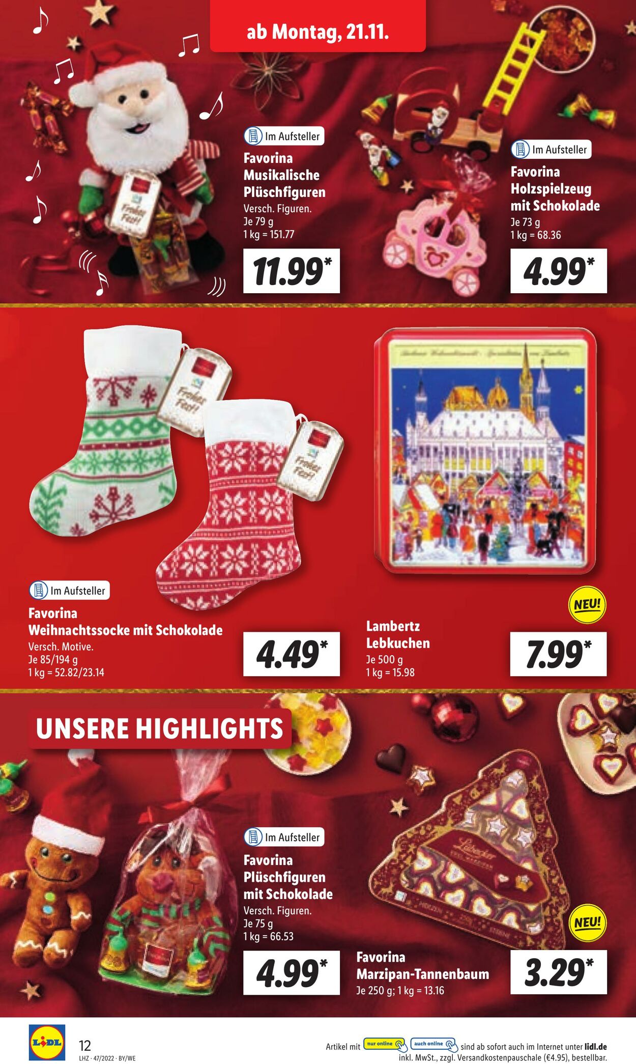 Prospekt Lidl 21.11.2022 - 26.11.2022