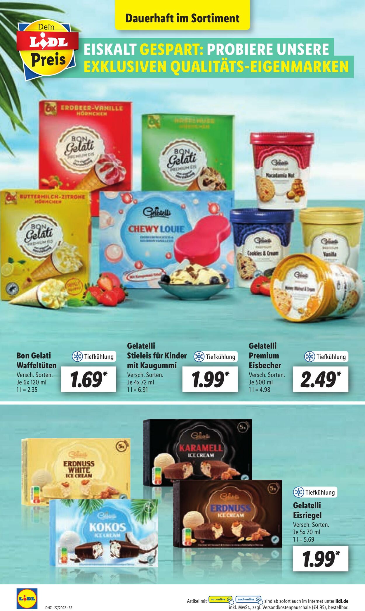 Prospekt Lidl 04.07.2022 - 09.07.2022