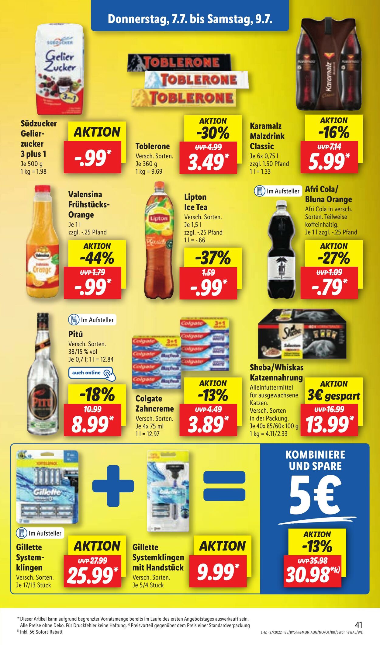 Prospekt Lidl 04.07.2022 - 09.07.2022