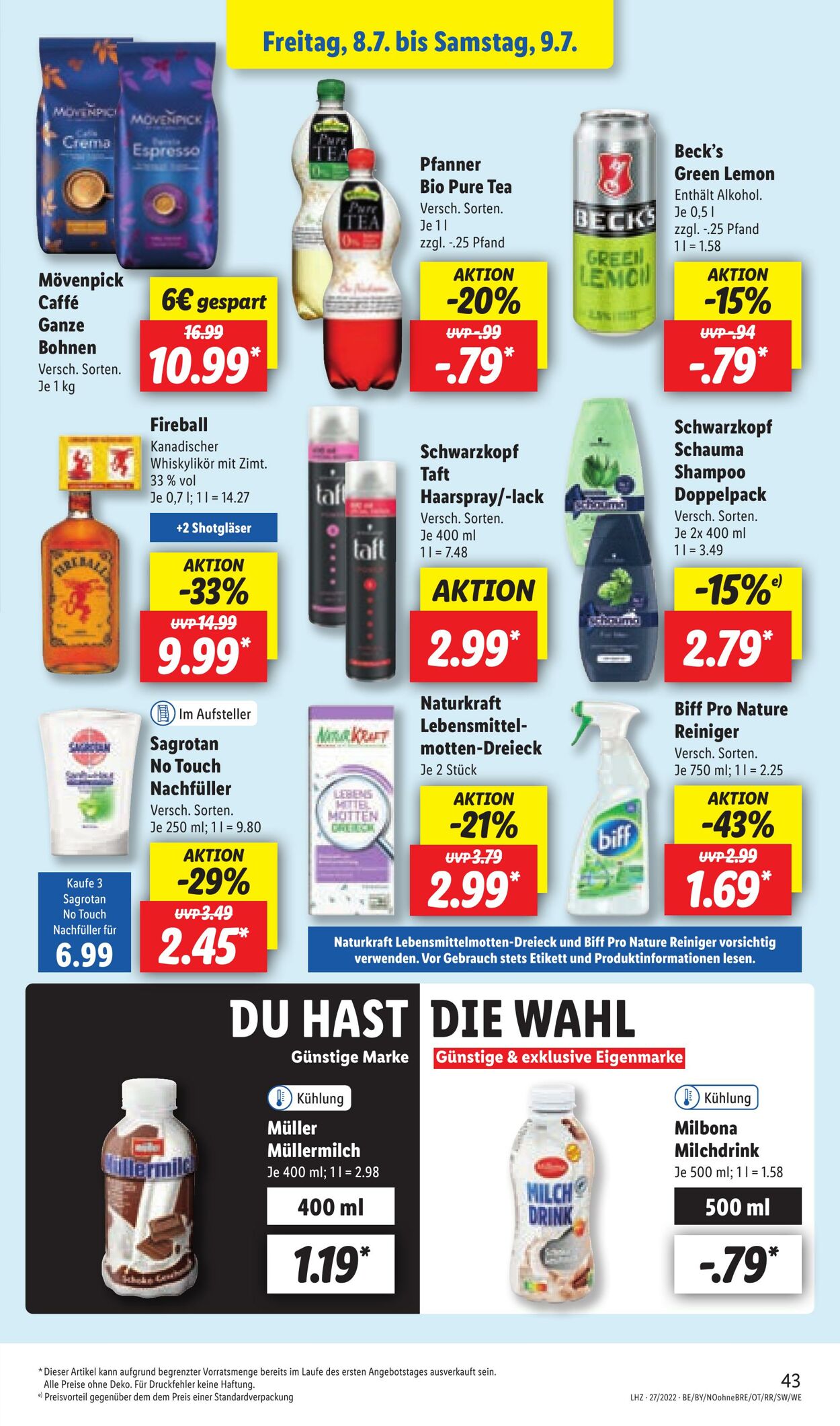 Prospekt Lidl 04.07.2022 - 09.07.2022