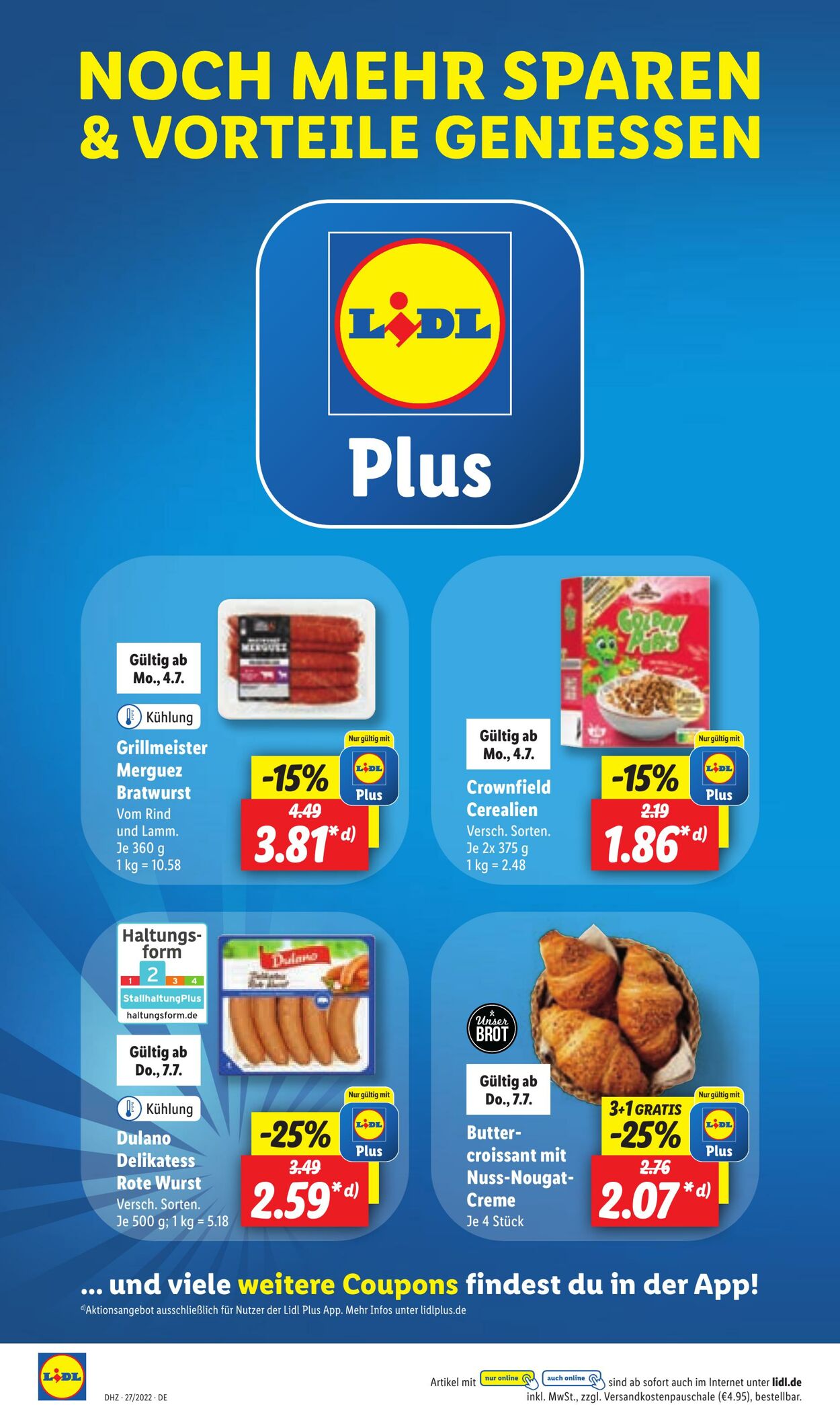 Prospekt Lidl 04.07.2022 - 09.07.2022