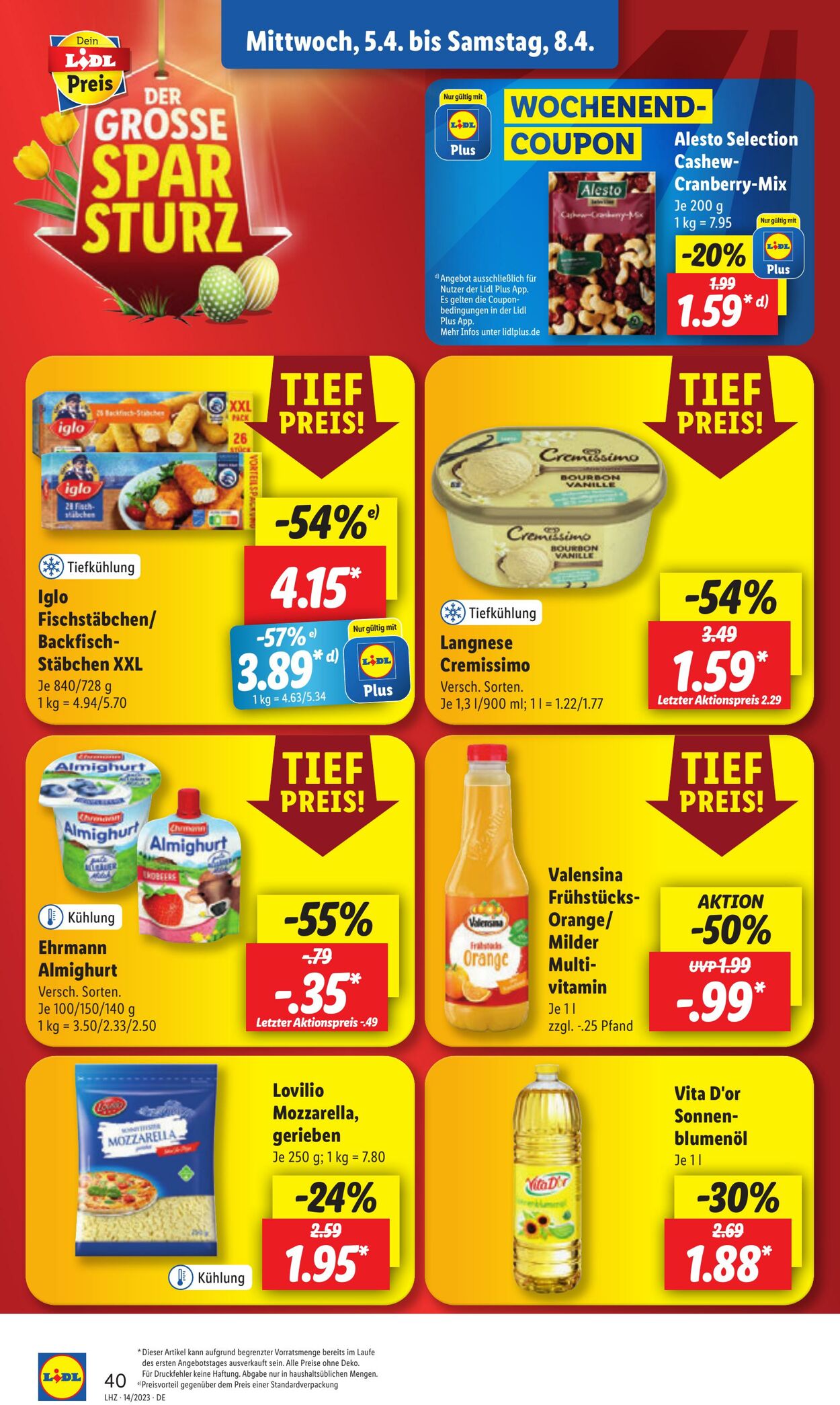 Prospekt Lidl 03.04.2023 - 08.04.2023