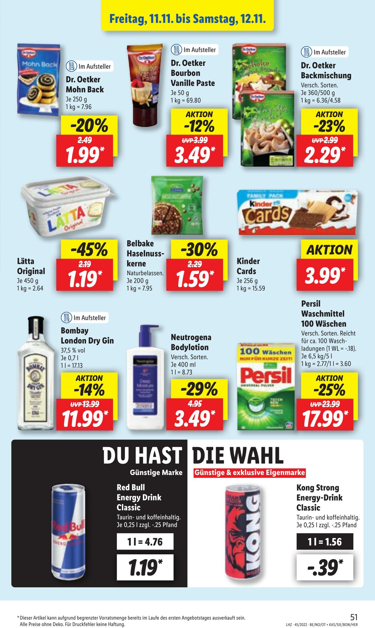 Prospekt Lidl 07.11.2022 - 12.11.2022