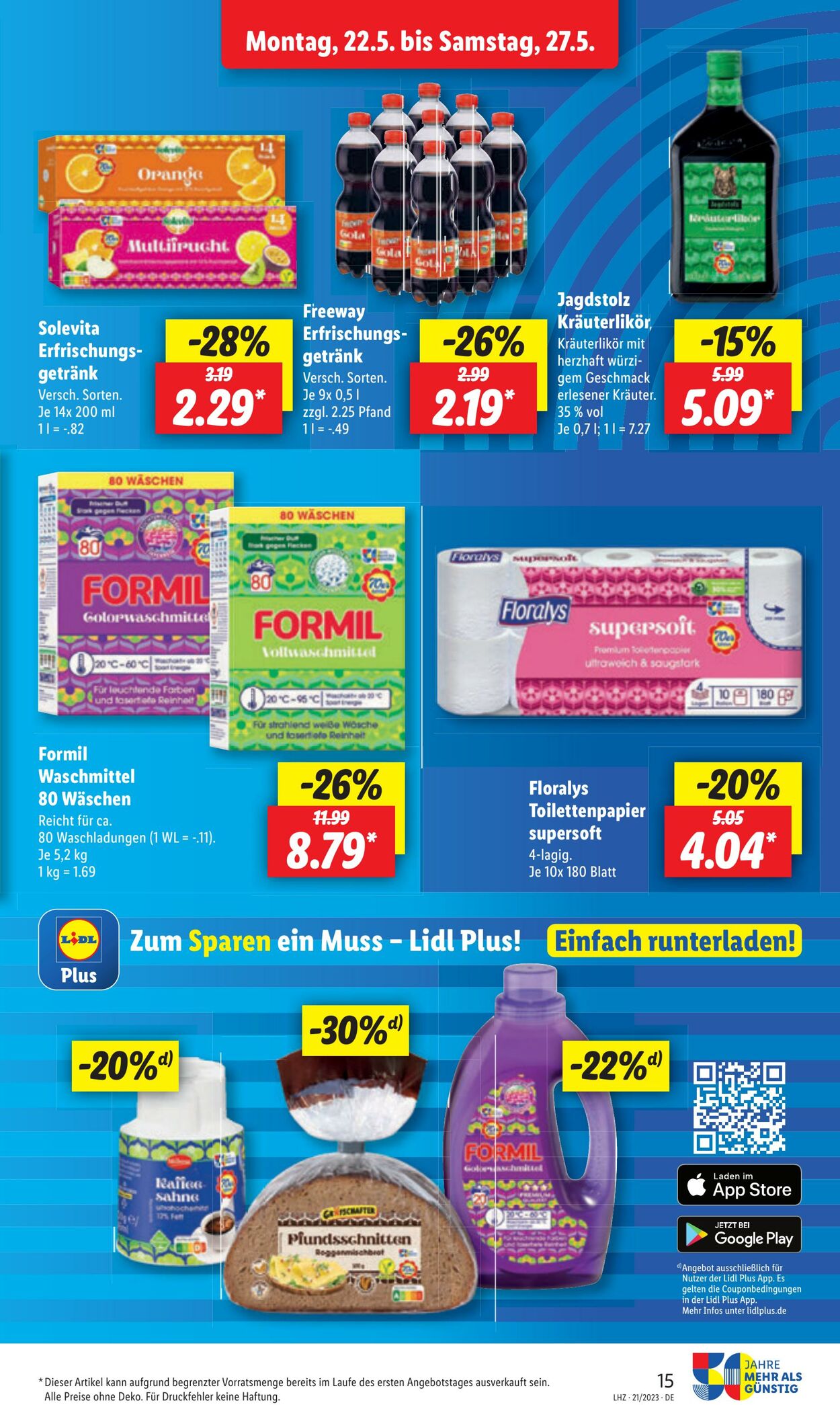 Prospekt Lidl 22.05.2023 - 27.05.2023