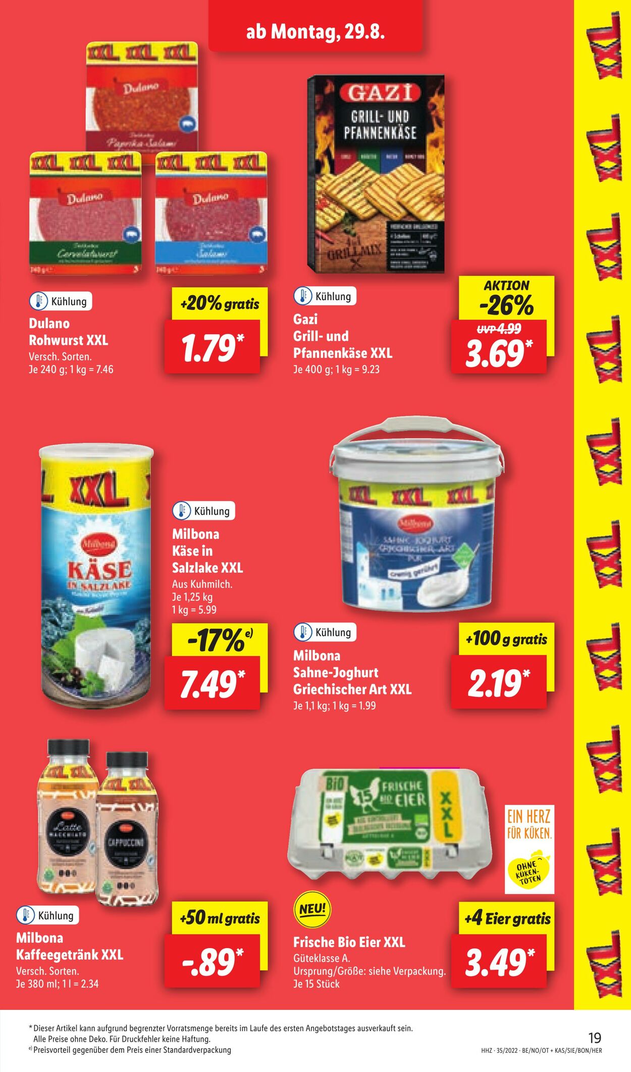 Prospekt Lidl 29.08.2022 - 03.09.2022