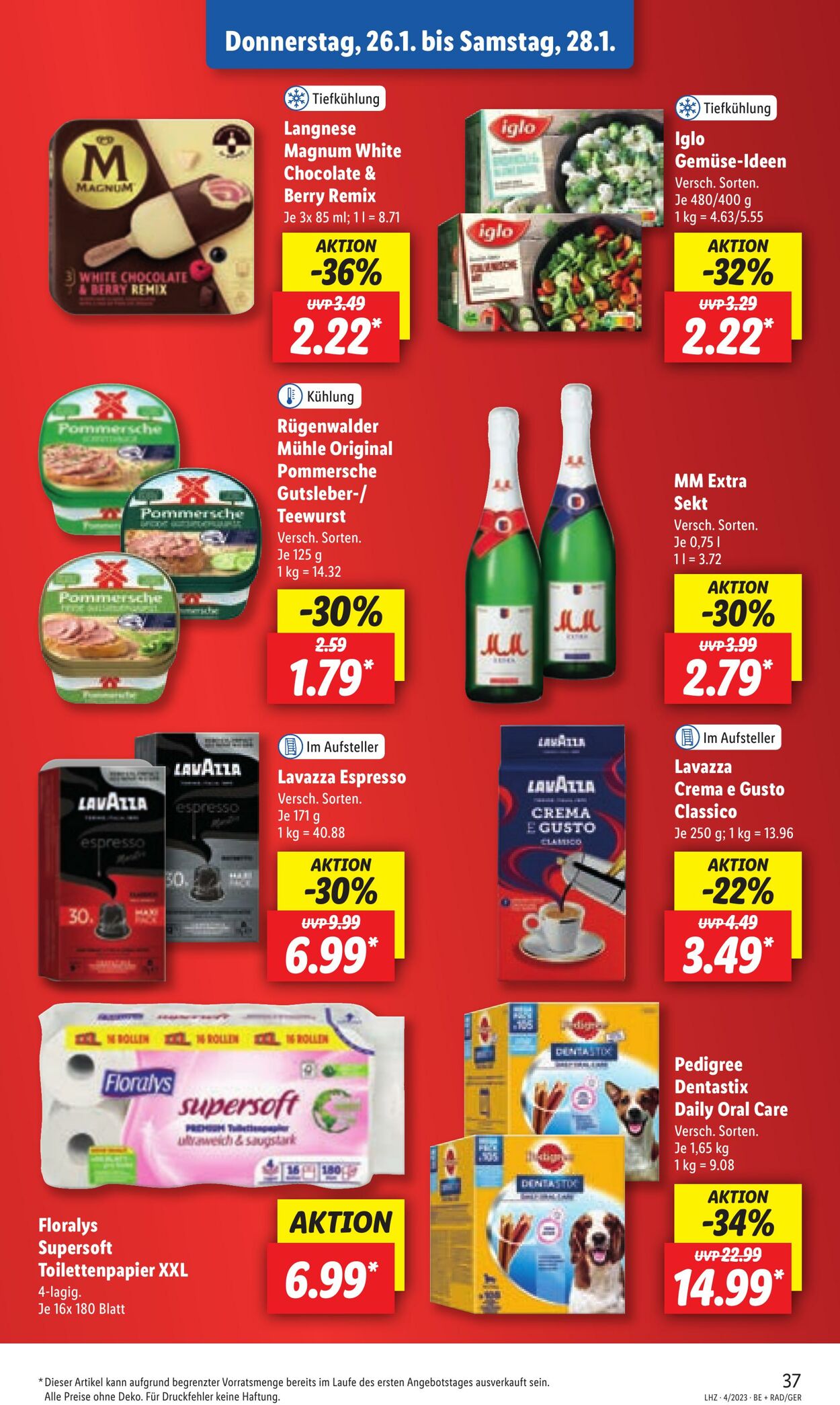 Prospekt Lidl 23.01.2023 - 28.01.2023