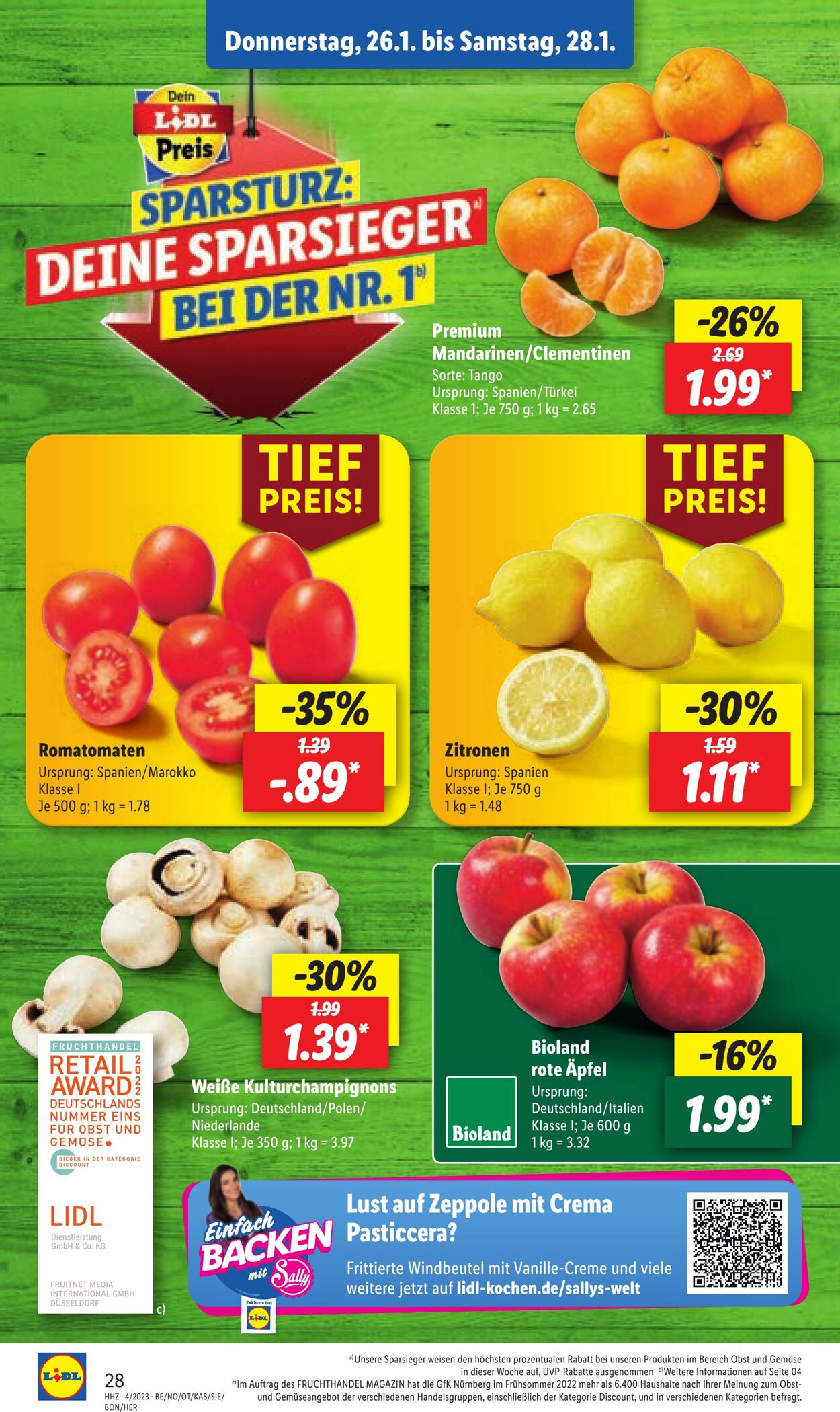 Prospekt Lidl 23.01.2023 - 28.01.2023