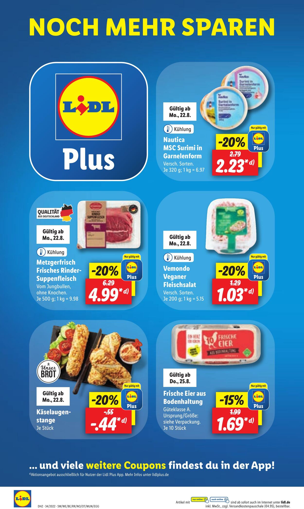 Prospekt Lidl 22.08.2022 - 27.08.2022