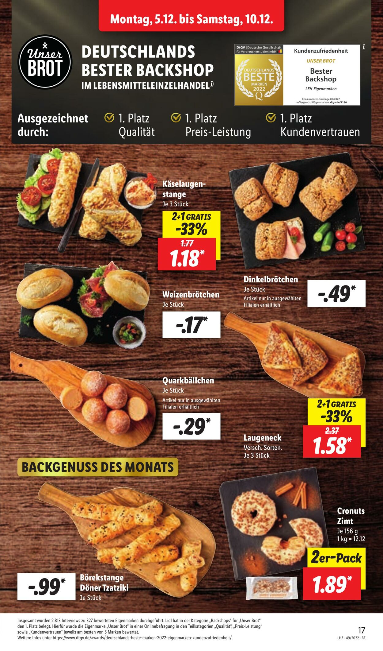 Prospekt Lidl 05.12.2022 - 10.12.2022