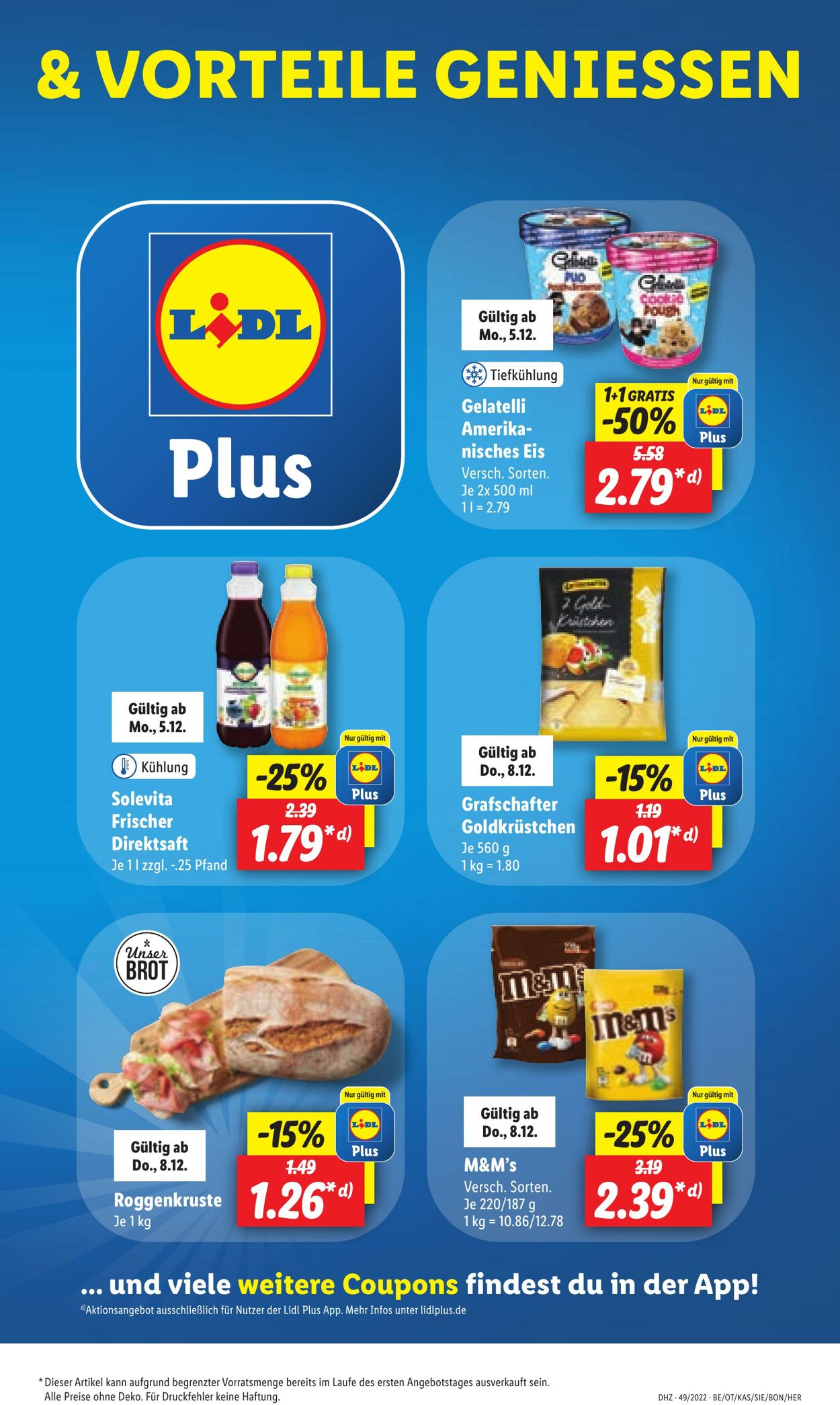 Prospekt Lidl 05.12.2022 - 10.12.2022