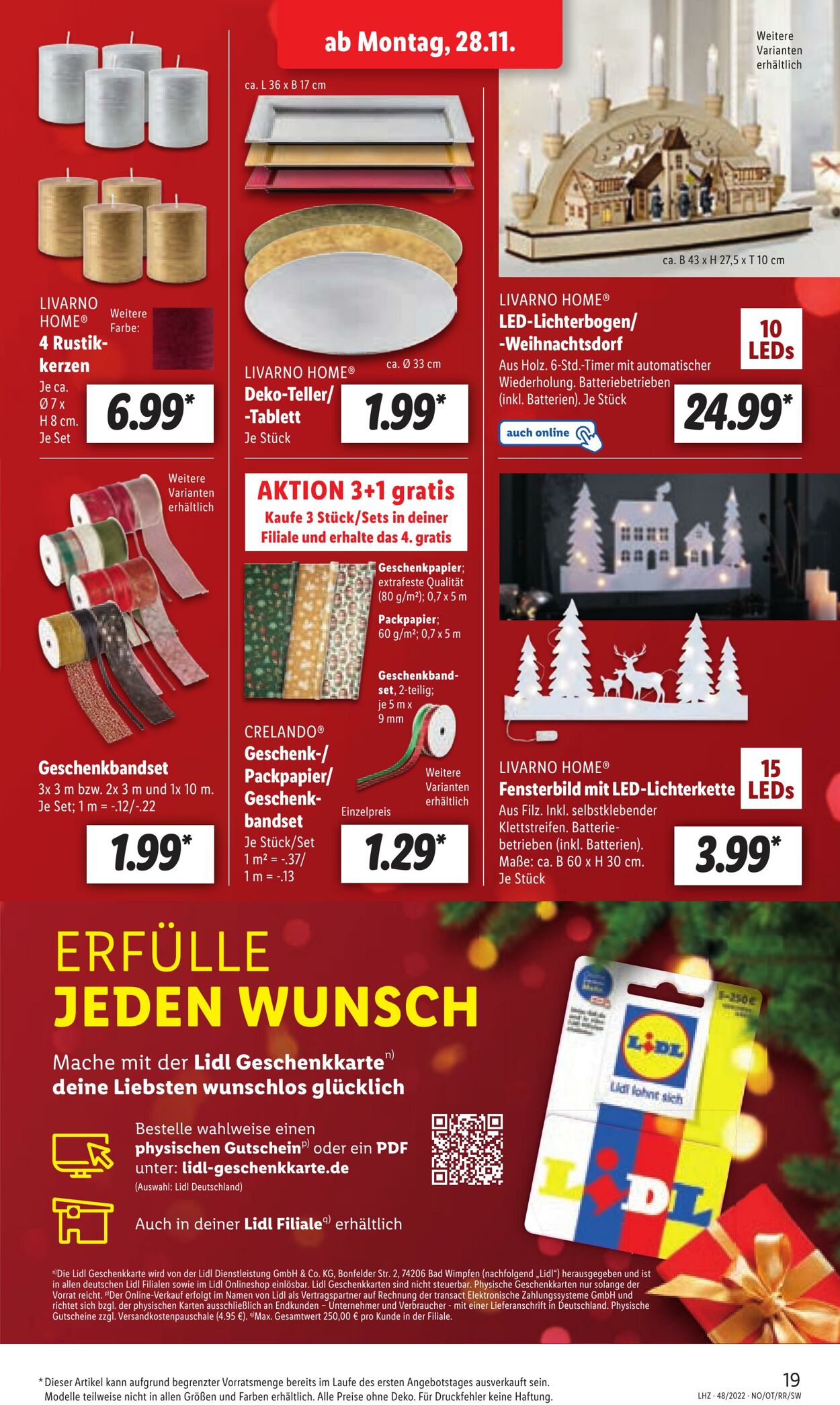 Prospekt Lidl 28.11.2022 - 03.12.2022