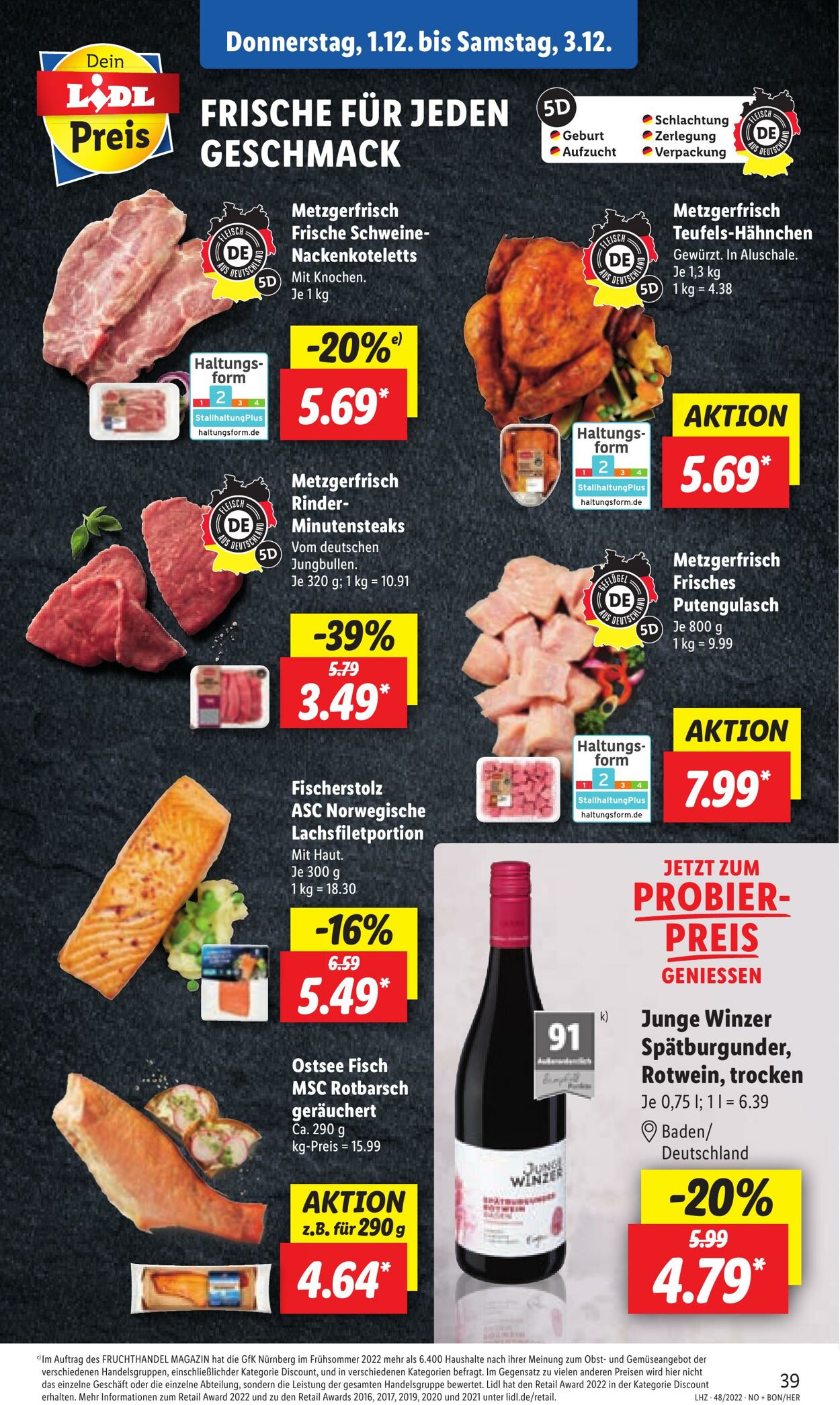 Prospekt Lidl 28.11.2022 - 03.12.2022