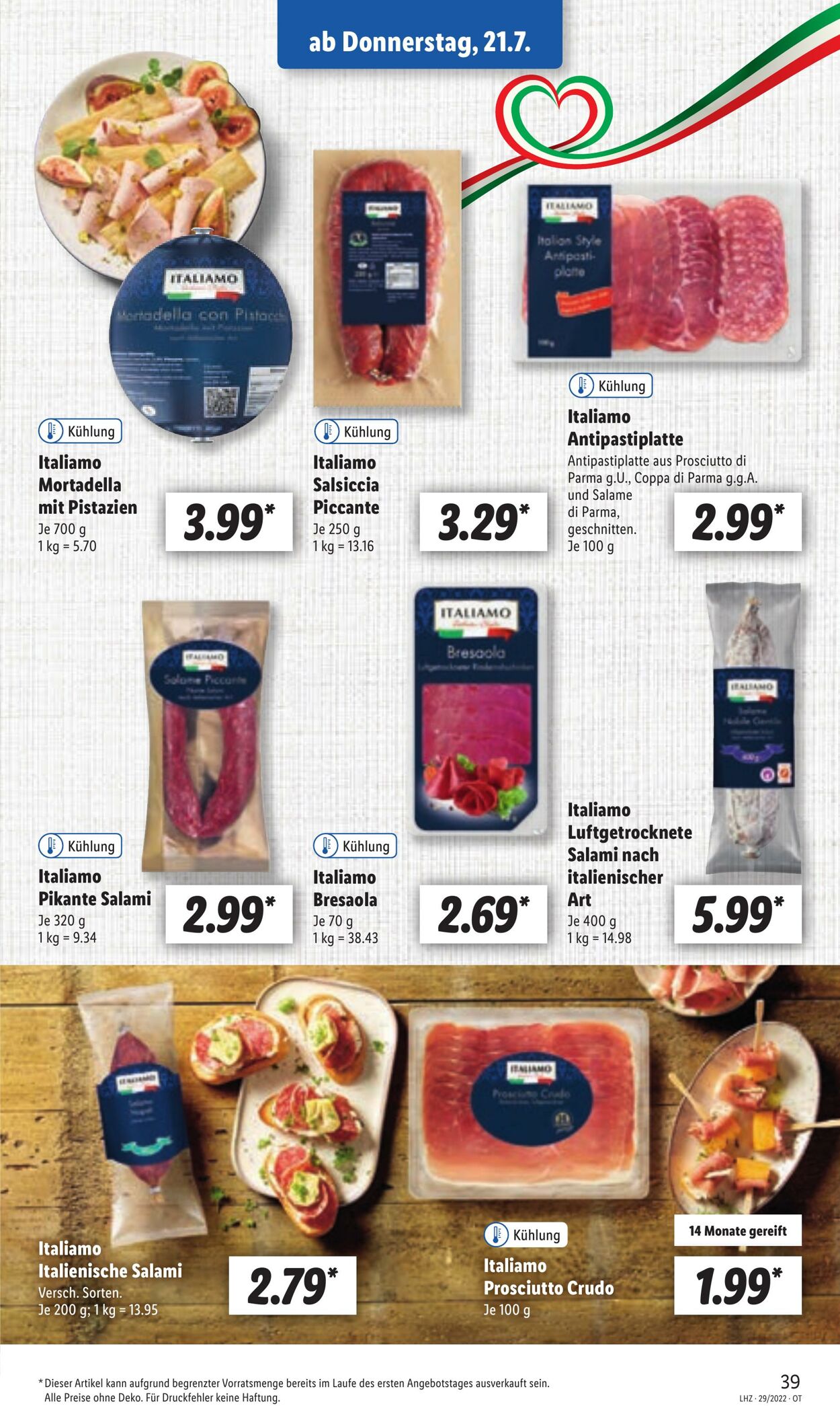 Prospekt Lidl 18.07.2022 - 23.07.2022