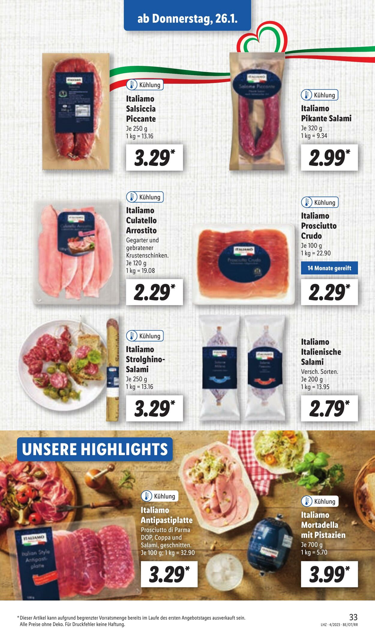 Prospekt Lidl 23.01.2023 - 28.01.2023