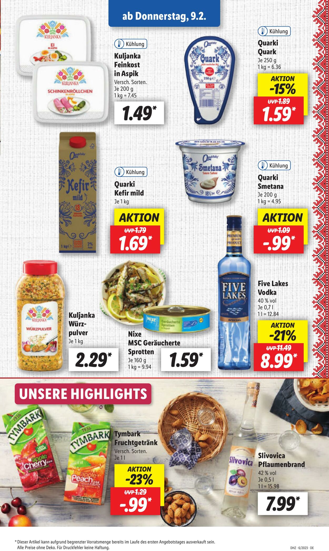 Prospekt Lidl 06.02.2023 - 11.02.2023