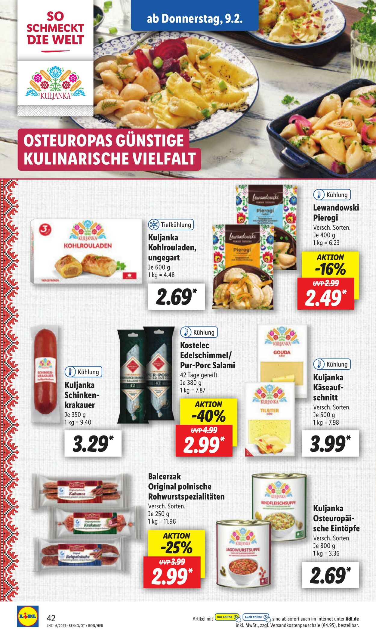 Prospekt Lidl 06.02.2023 - 11.02.2023