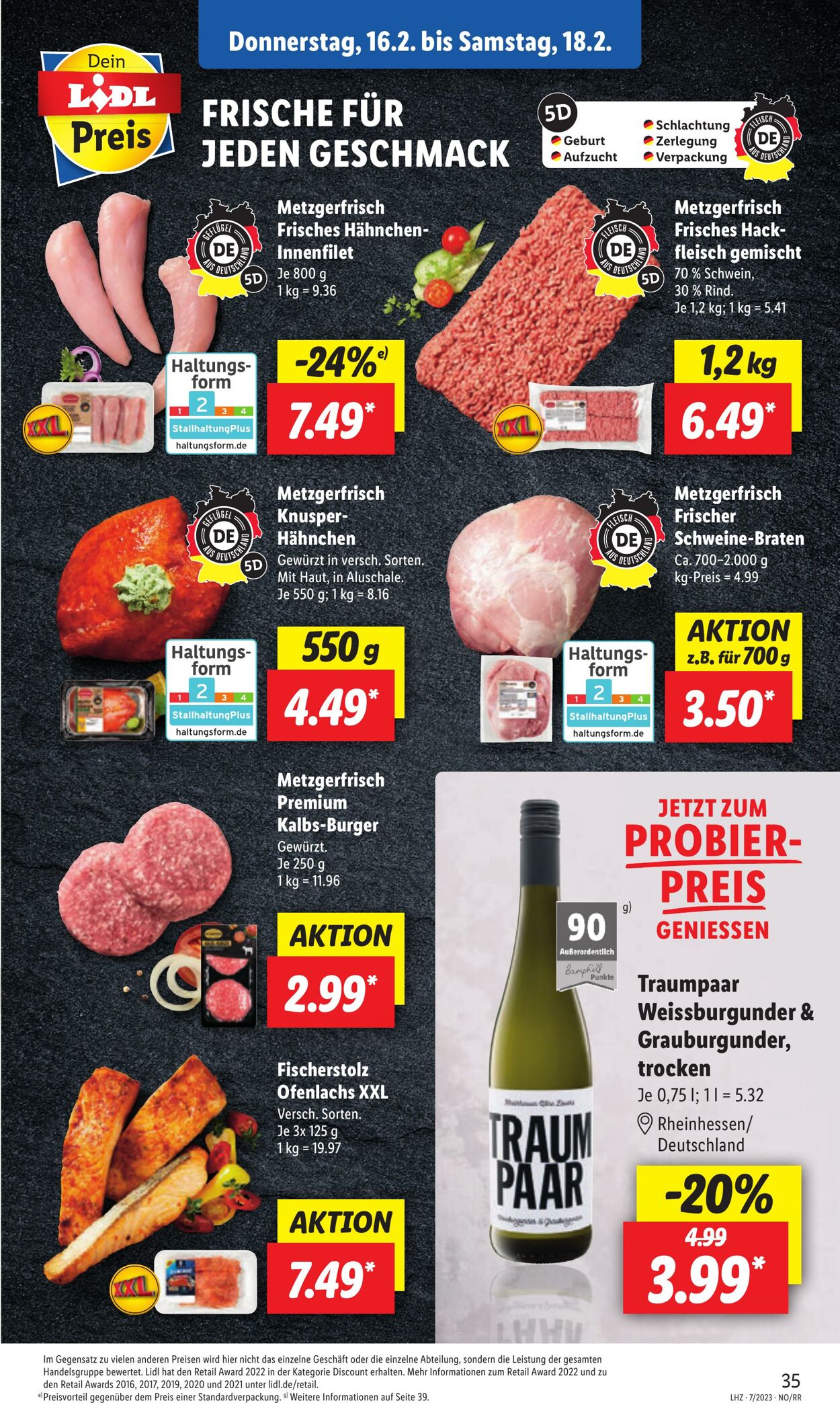 Prospekt Lidl 13.02.2023 - 18.02.2023