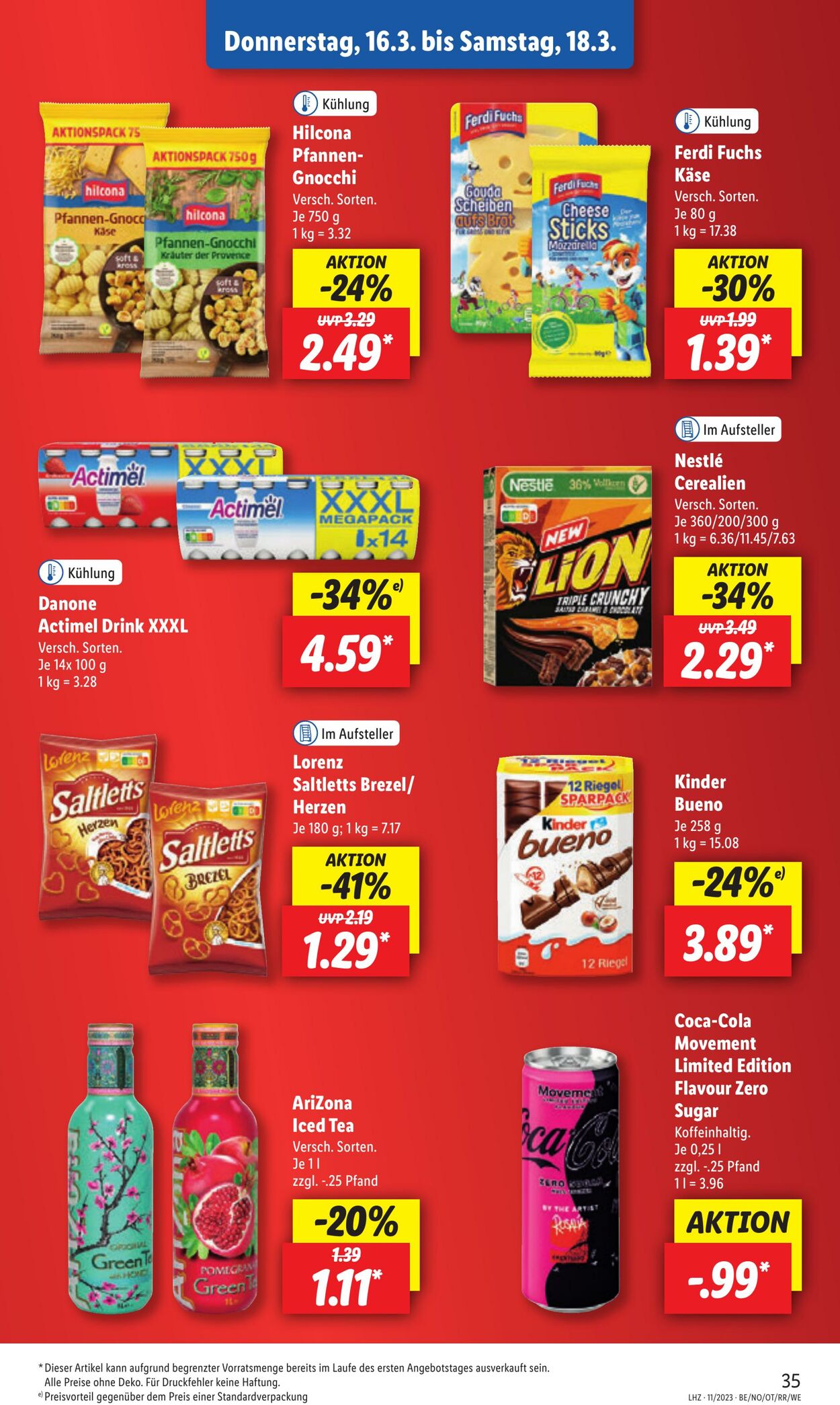 Prospekt Lidl 13.03.2023 - 18.03.2023