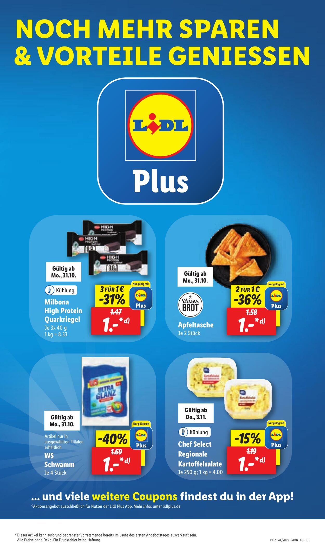 Prospekt Lidl 31.10.2022 - 05.11.2022