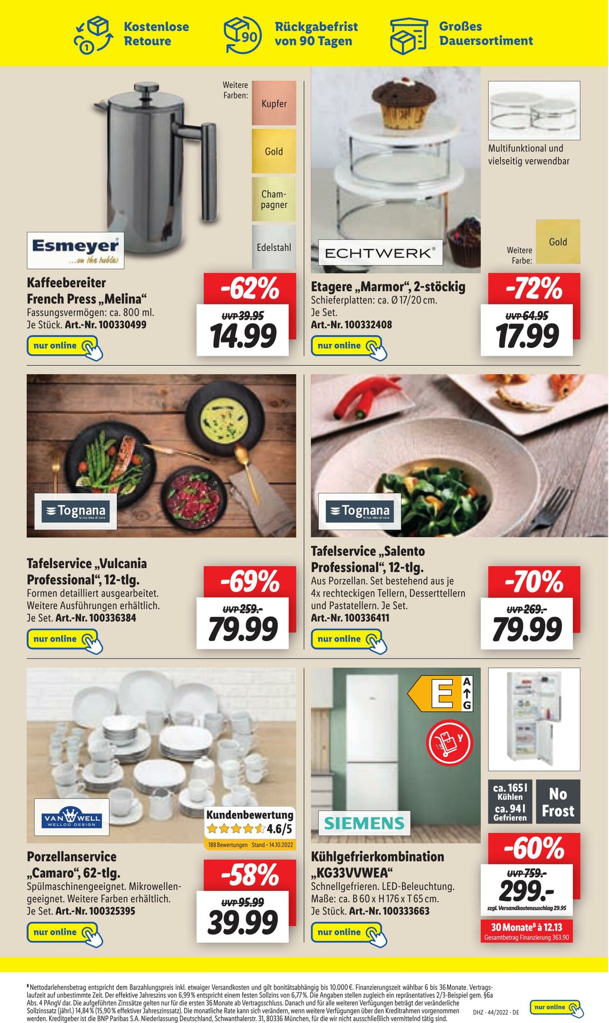 Prospekt Lidl 31.10.2022 - 05.11.2022