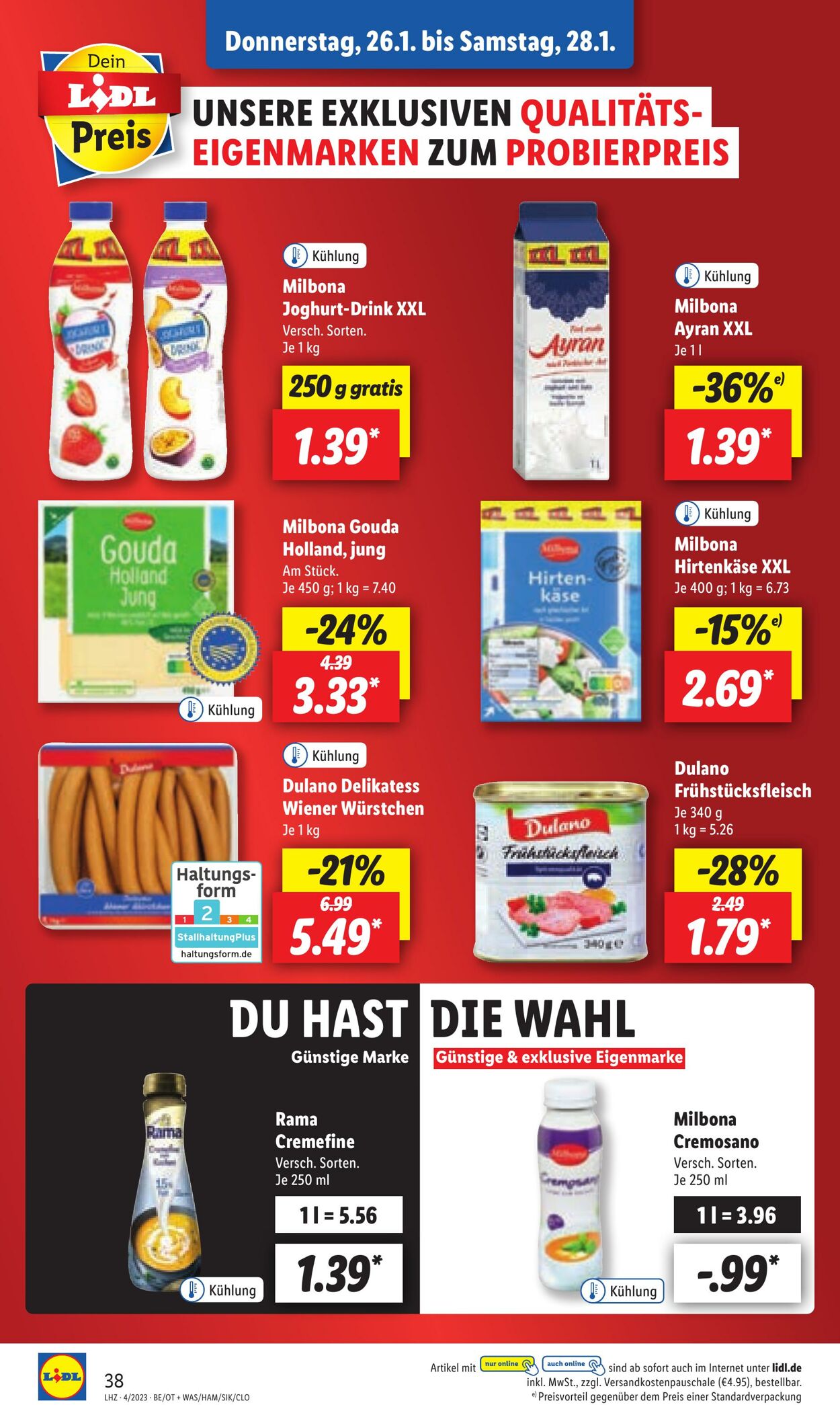 Prospekt Lidl 23.01.2023 - 28.01.2023