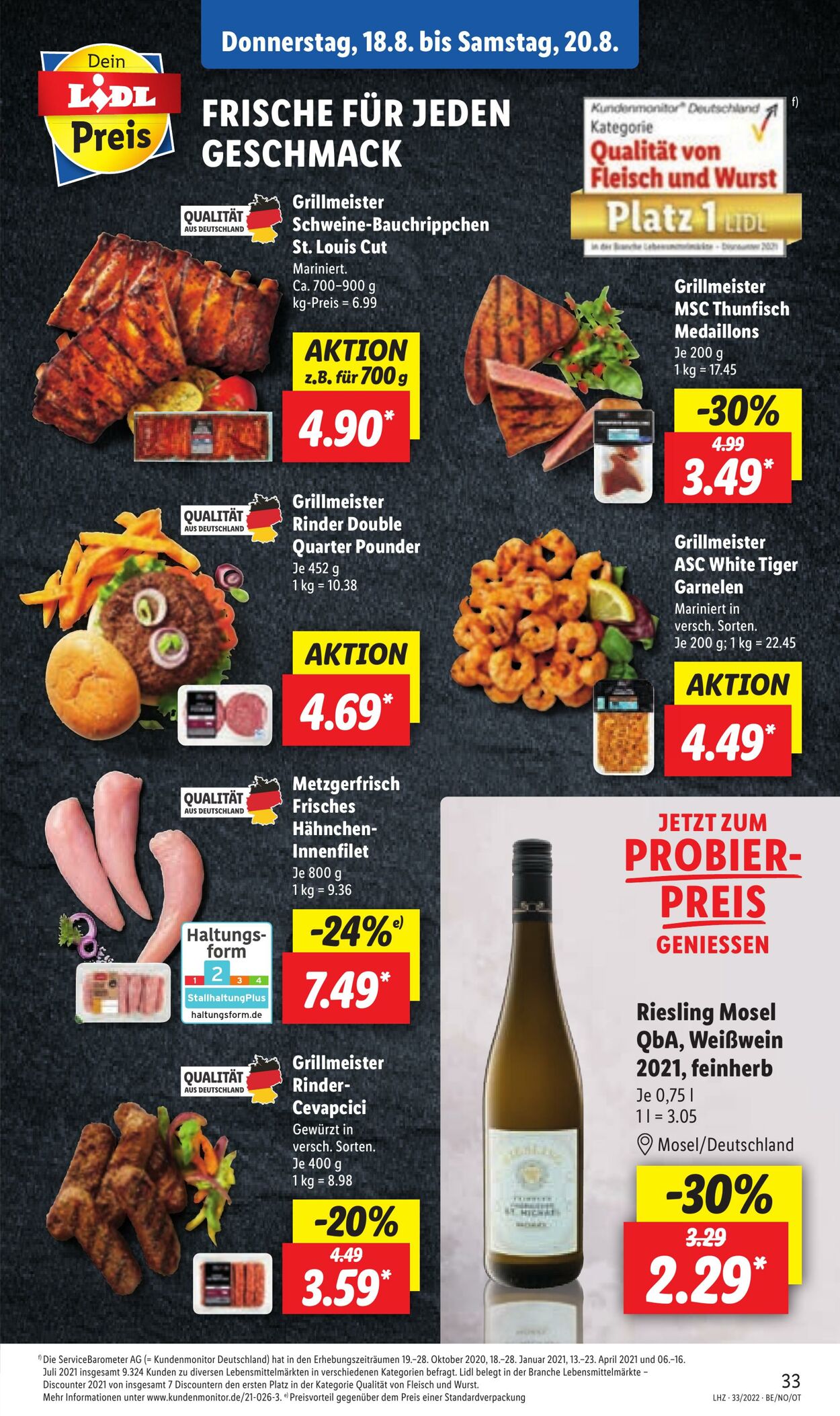 Prospekt Lidl 15.08.2022 - 20.08.2022