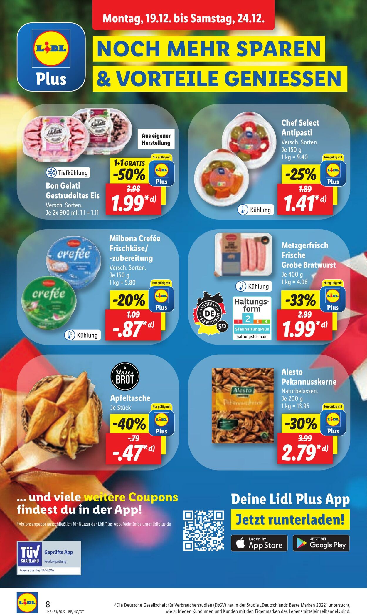 Prospekt Lidl 19.12.2022 - 24.12.2022