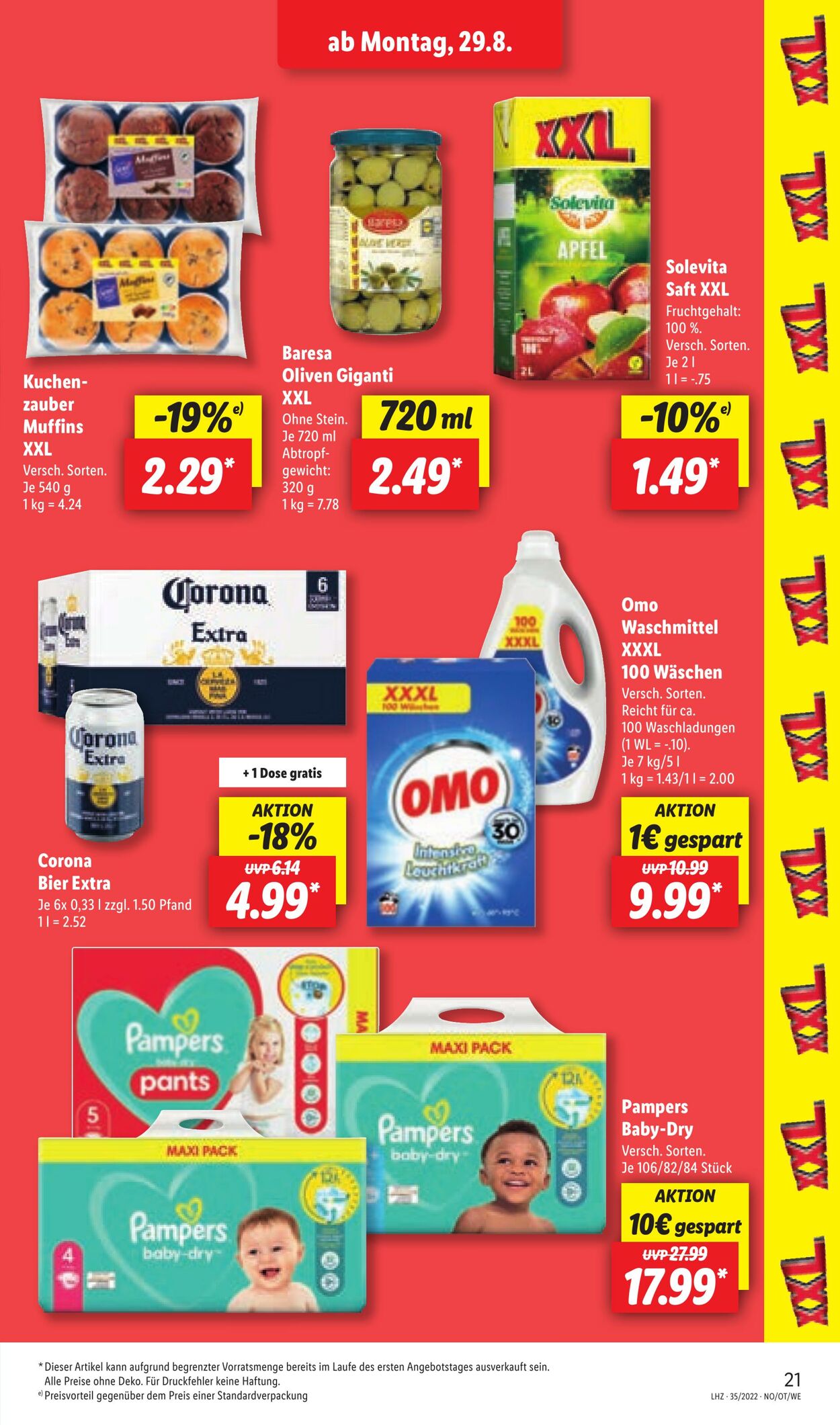 Prospekt Lidl 29.08.2022 - 03.09.2022