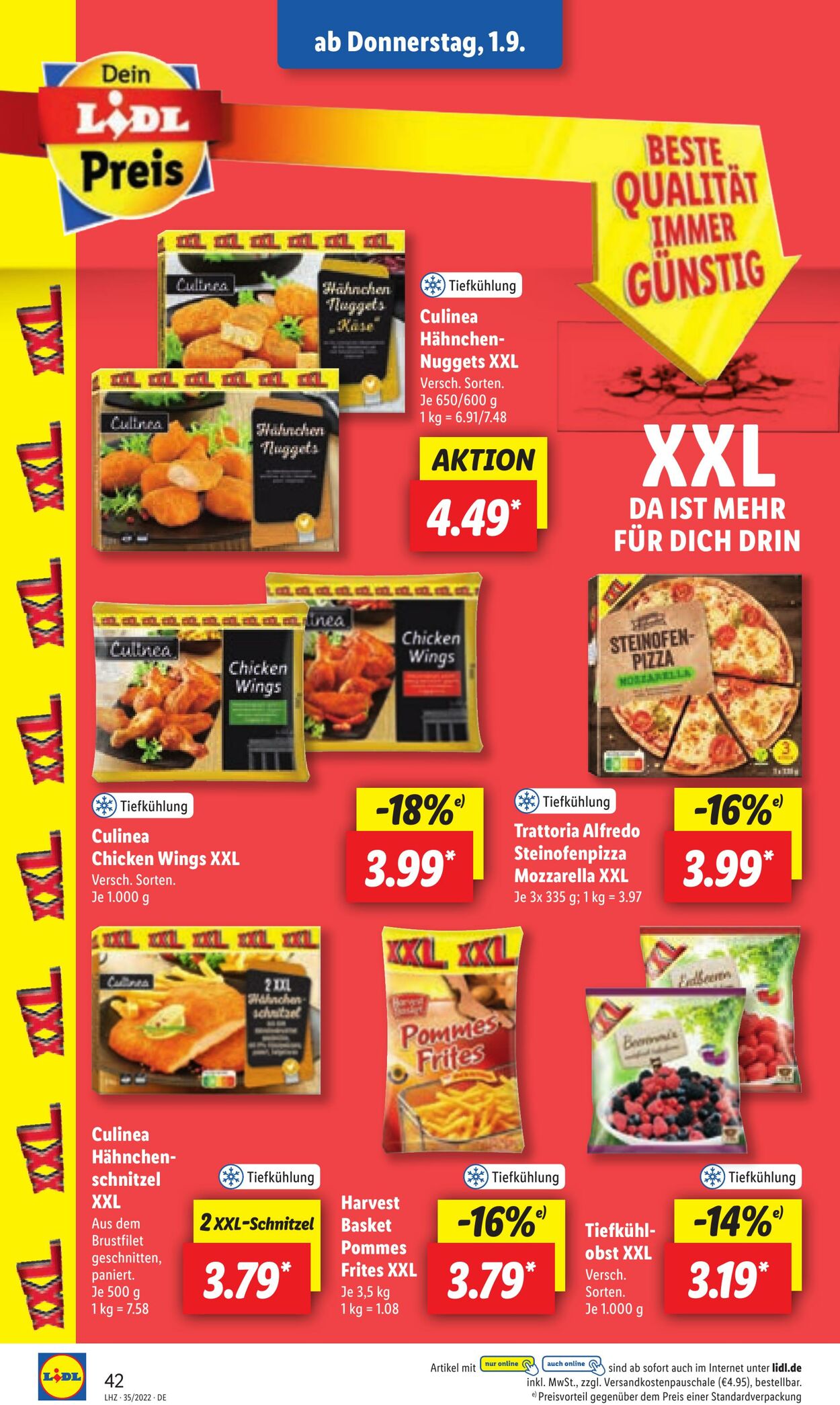 Prospekt Lidl 29.08.2022 - 03.09.2022